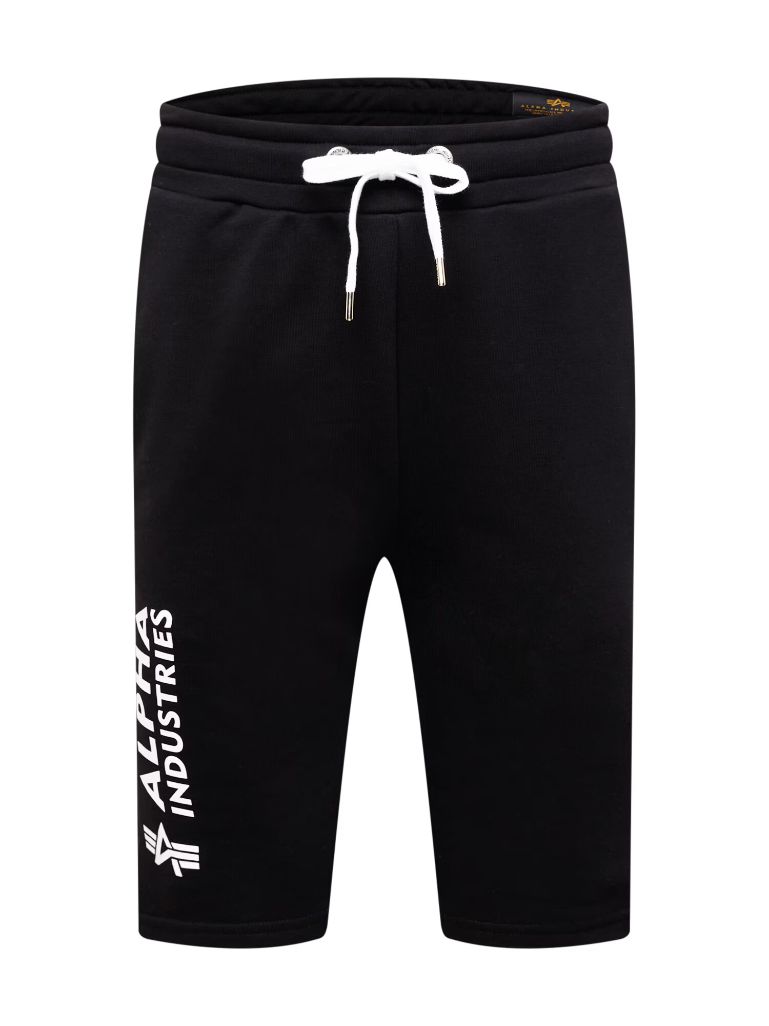 ALPHA INDUSTRIES Pantaloni negru / alb - Pled.ro