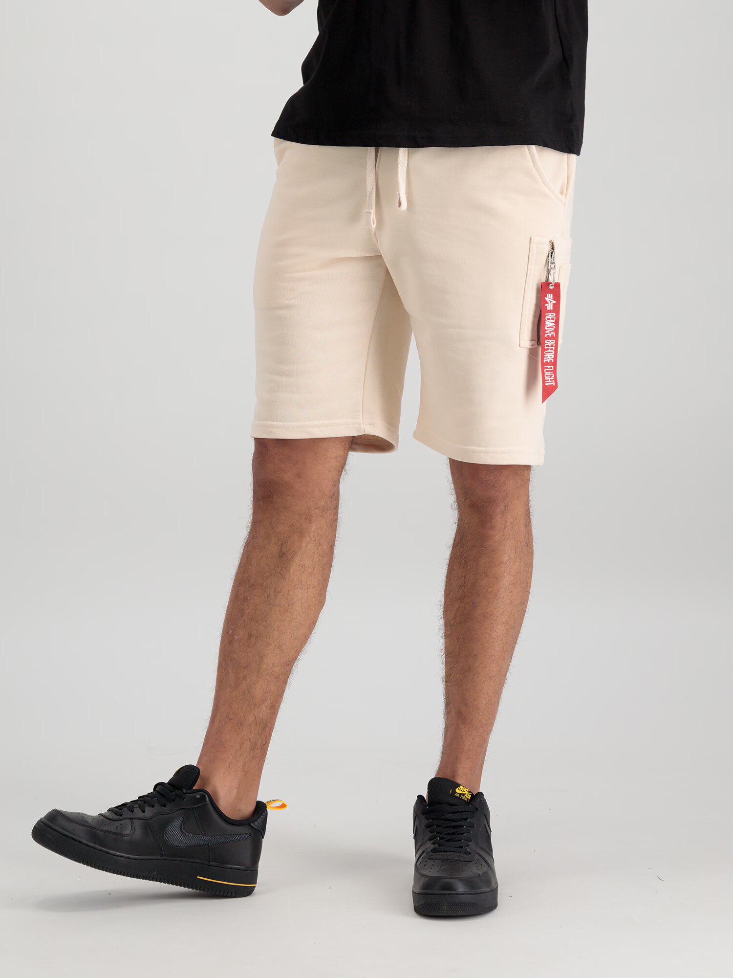 ALPHA INDUSTRIES Pantaloni roșu / alb lână - Pled.ro