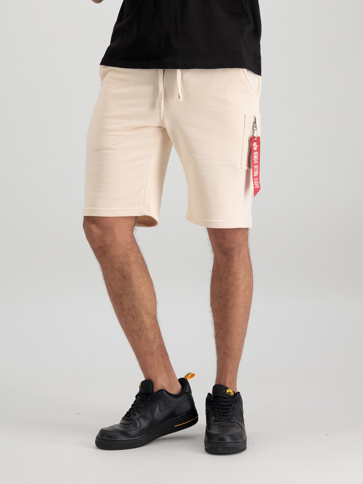 ALPHA INDUSTRIES Pantaloni roșu / alb lână - Pled.ro