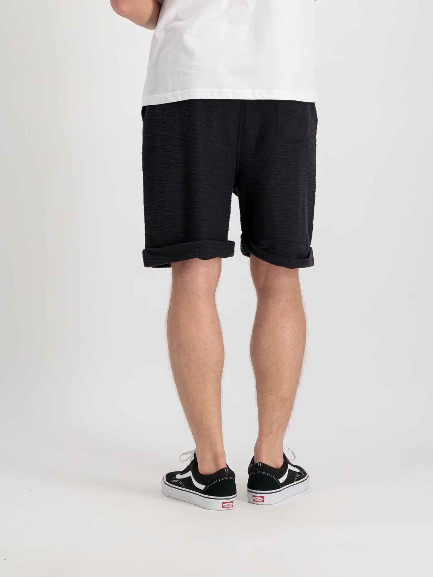 ALPHA INDUSTRIES Pantaloni 'Terry' roșu / negru / alb - Pled.ro