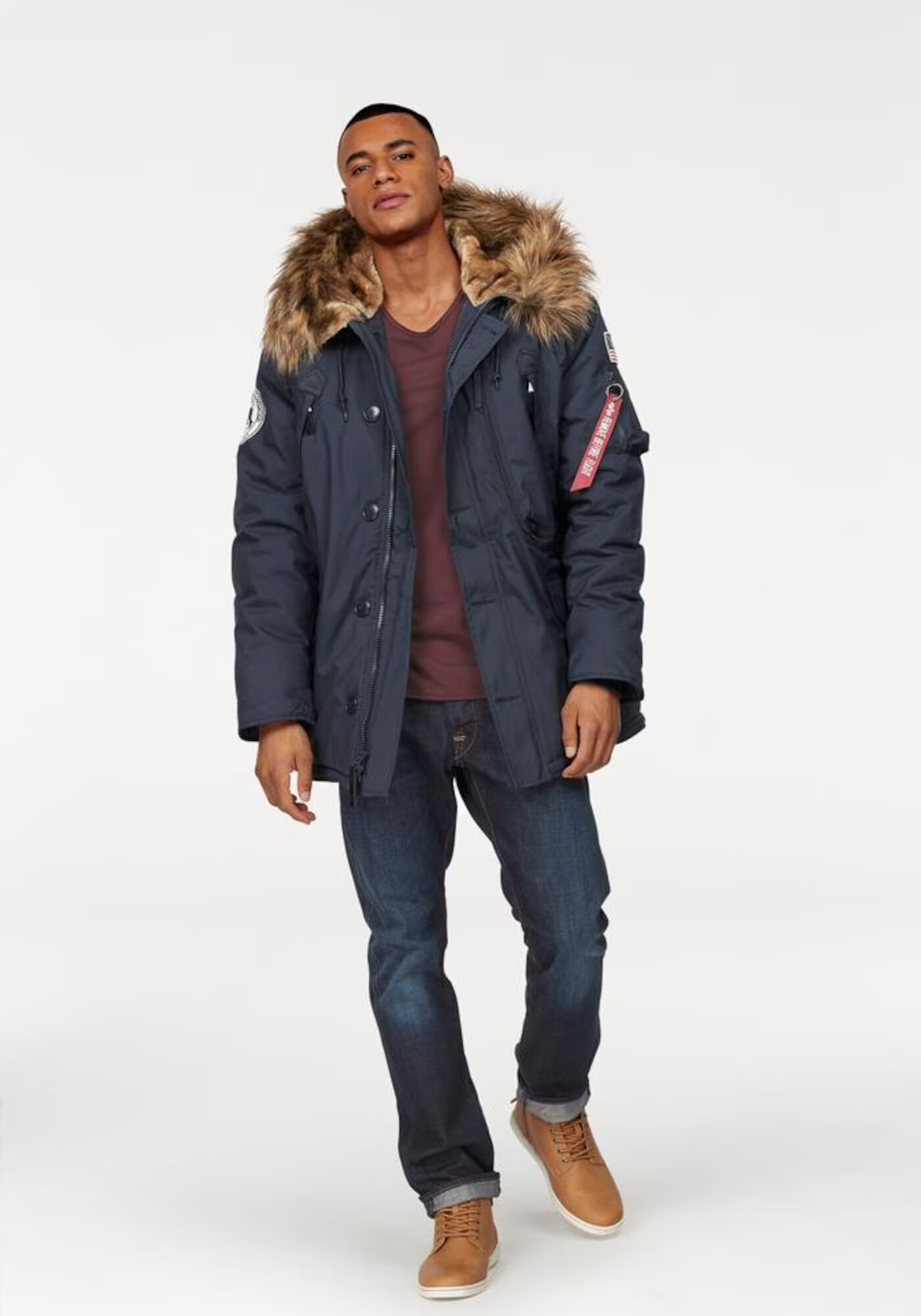 ALPHA INDUSTRIES Parka de iarnă 'Polar' albastru noapte / mai multe culori - Pled.ro