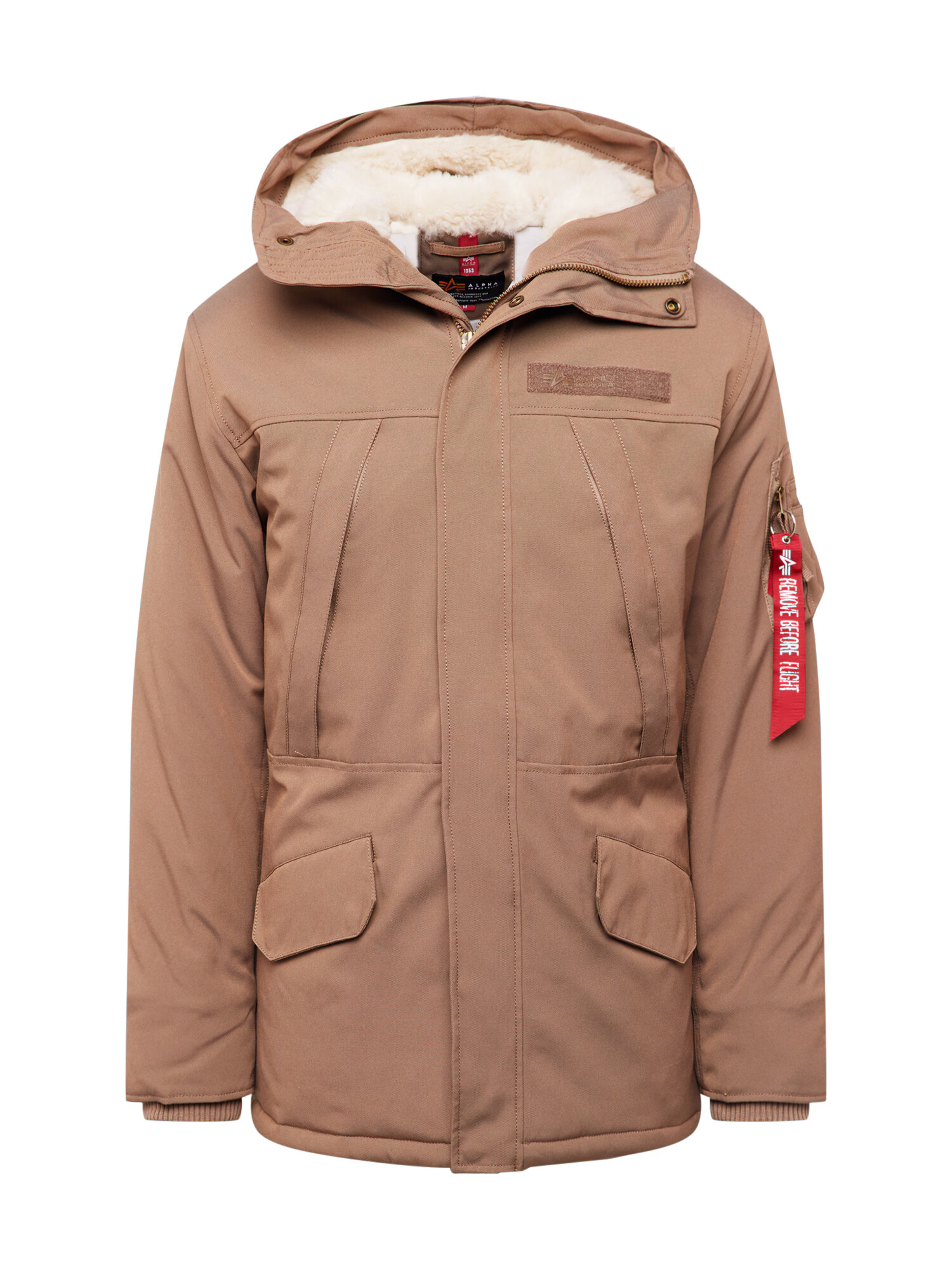 ALPHA INDUSTRIES Parka de primăvară-toamnă 'Expedition' maro cappuccino - Pled.ro