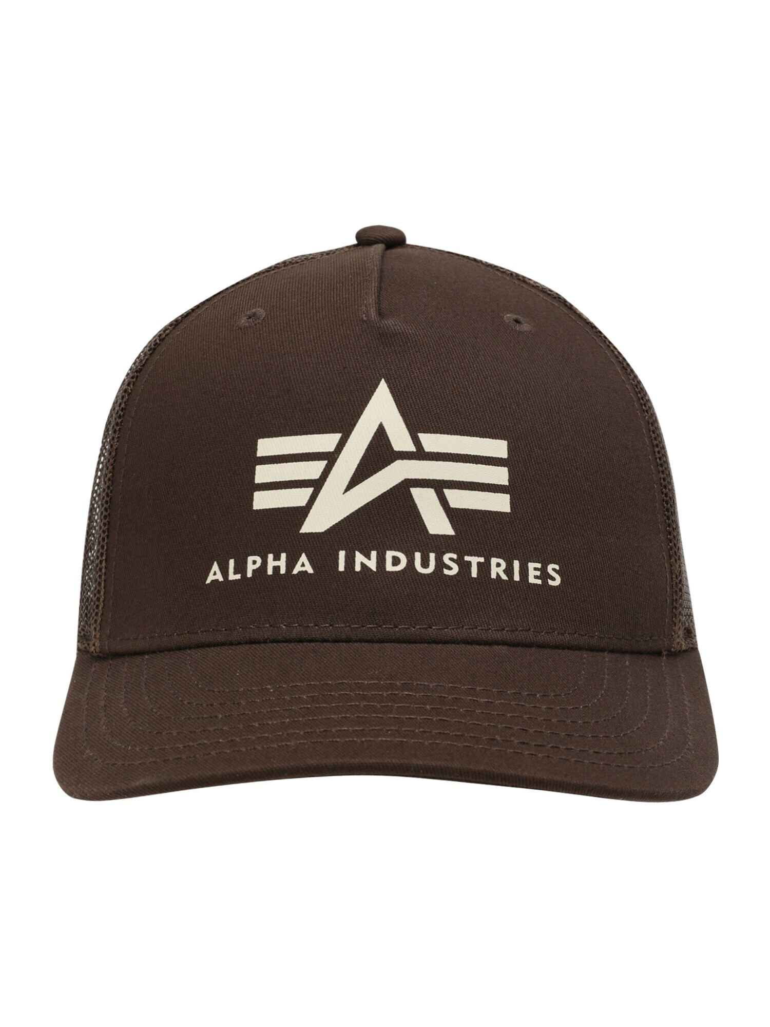 ALPHA INDUSTRIES Șapcă maro închis / portocaliu / alb - Pled.ro