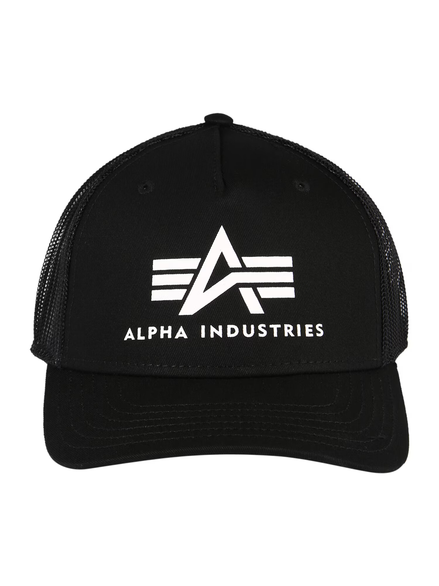 ALPHA INDUSTRIES Șapcă negru / alb - Pled.ro