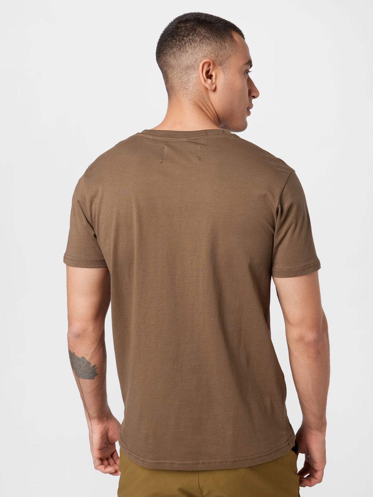 ALPHA INDUSTRIES Tricou brocart / alb - Pled.ro