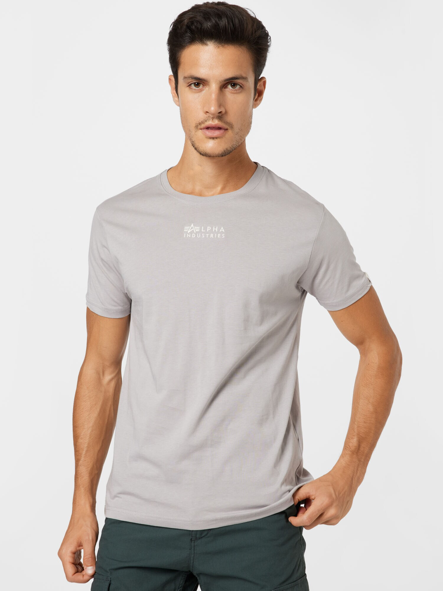 ALPHA INDUSTRIES Tricou gri deschis - Pled.ro