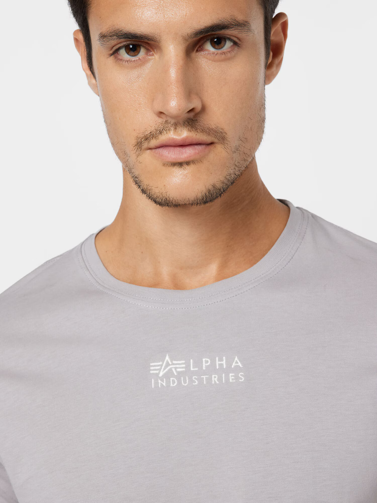 ALPHA INDUSTRIES Tricou gri deschis - Pled.ro