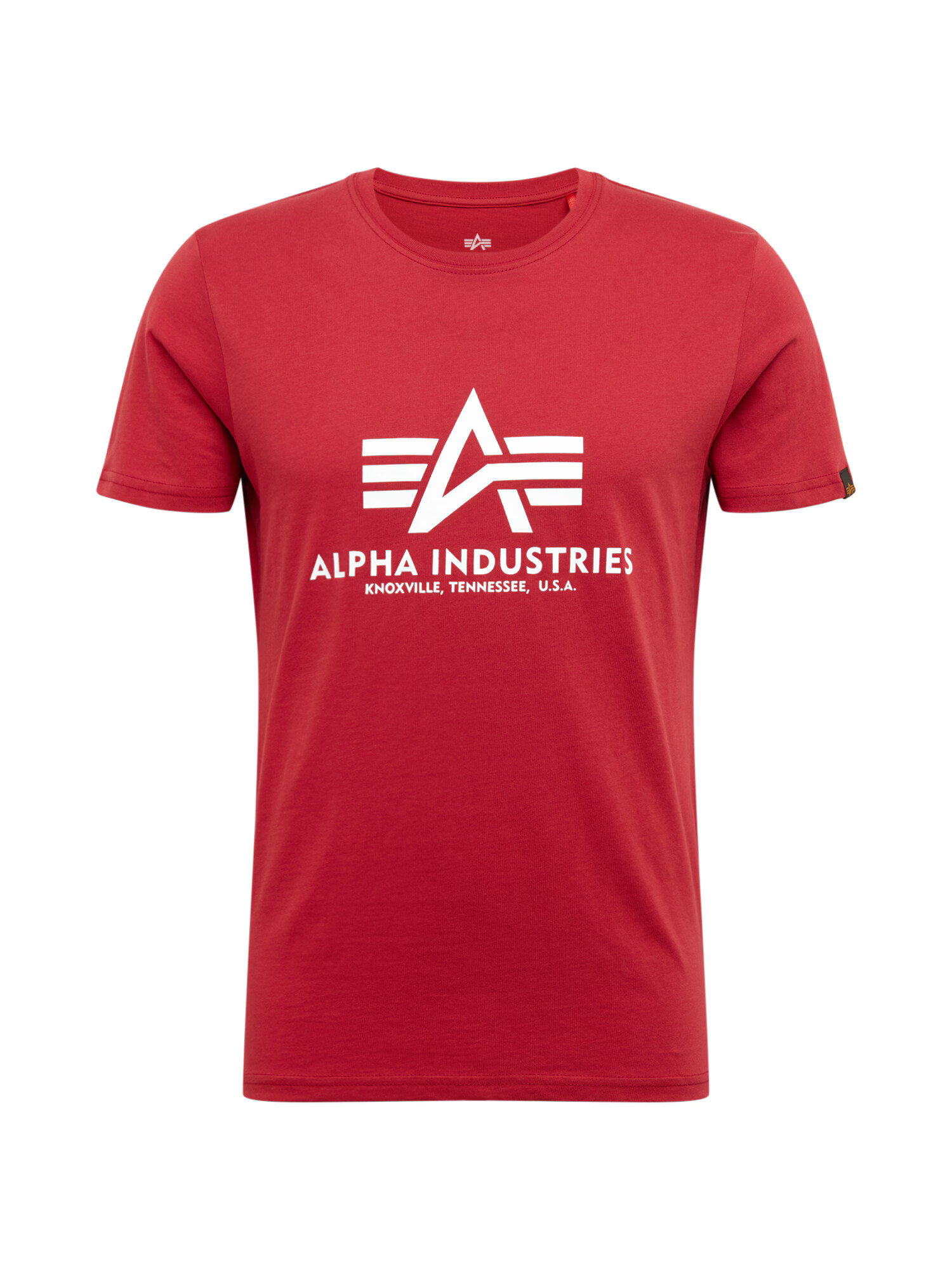 ALPHA INDUSTRIES Tricou roșu / alb - Pled.ro