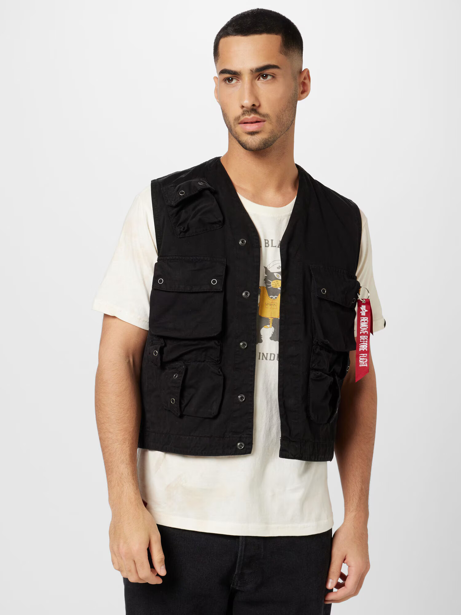 ALPHA INDUSTRIES Vestă negru - Pled.ro