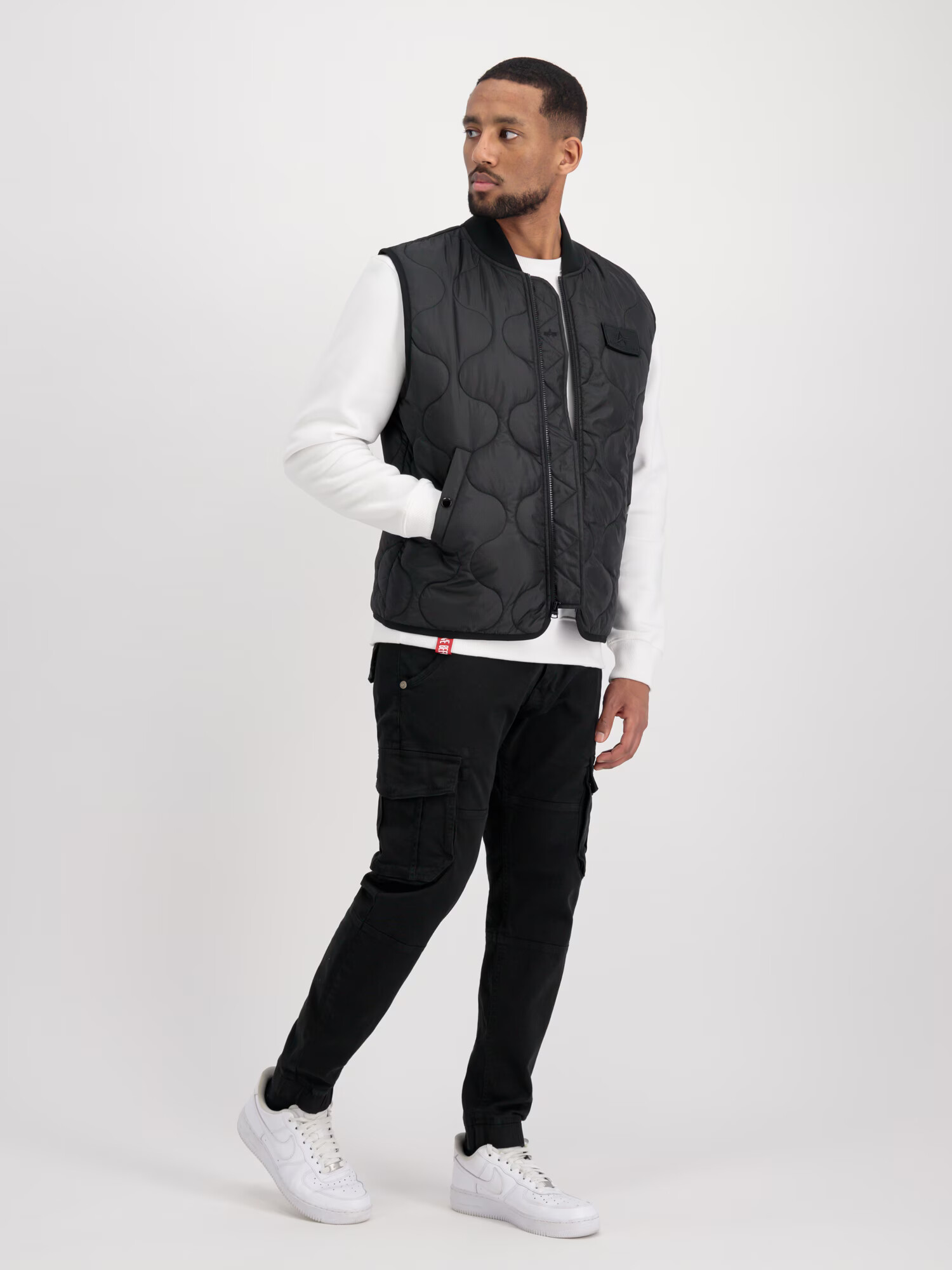 ALPHA INDUSTRIES Vestă negru - Pled.ro