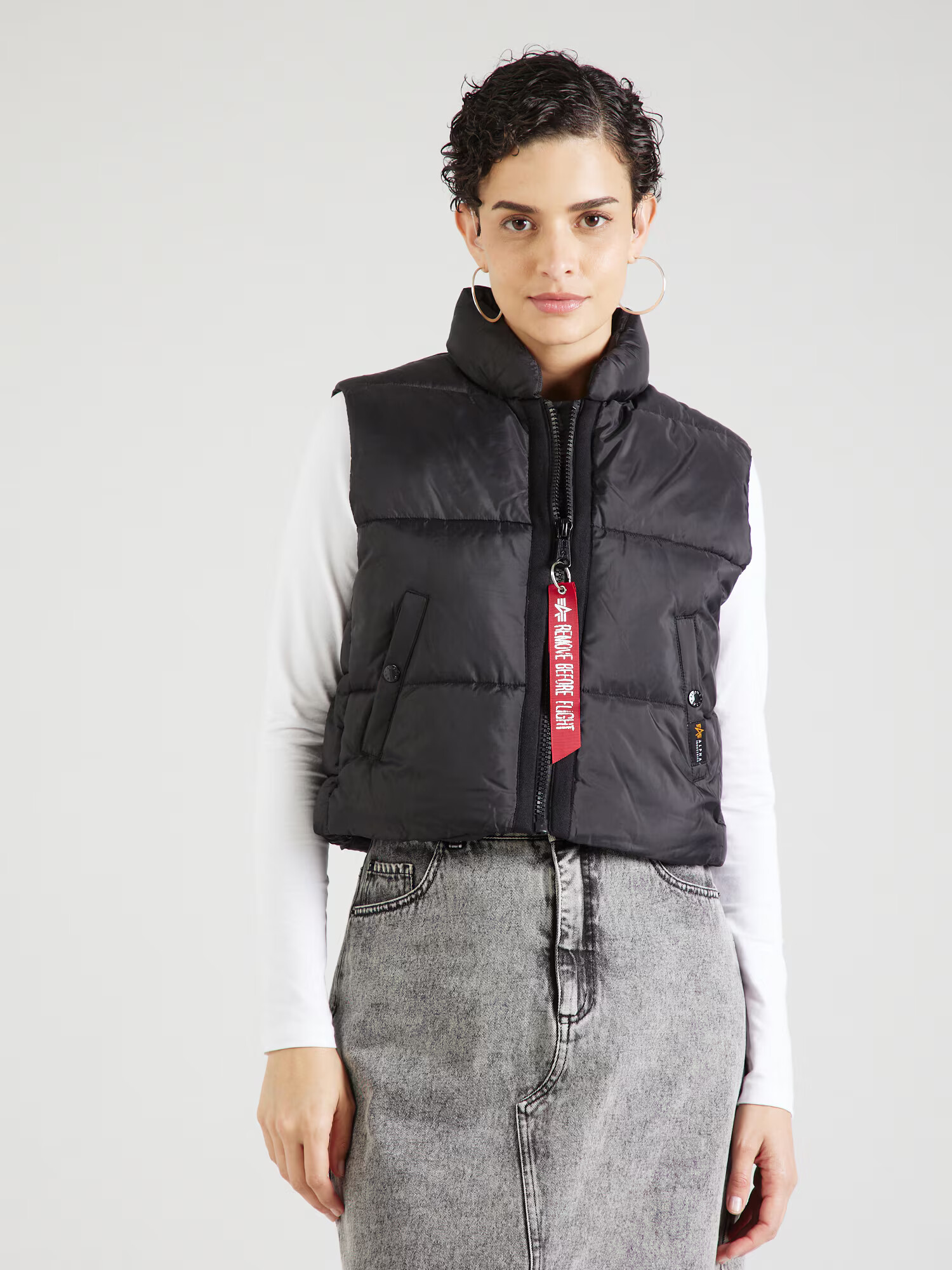 ALPHA INDUSTRIES Vestă negru - Pled.ro