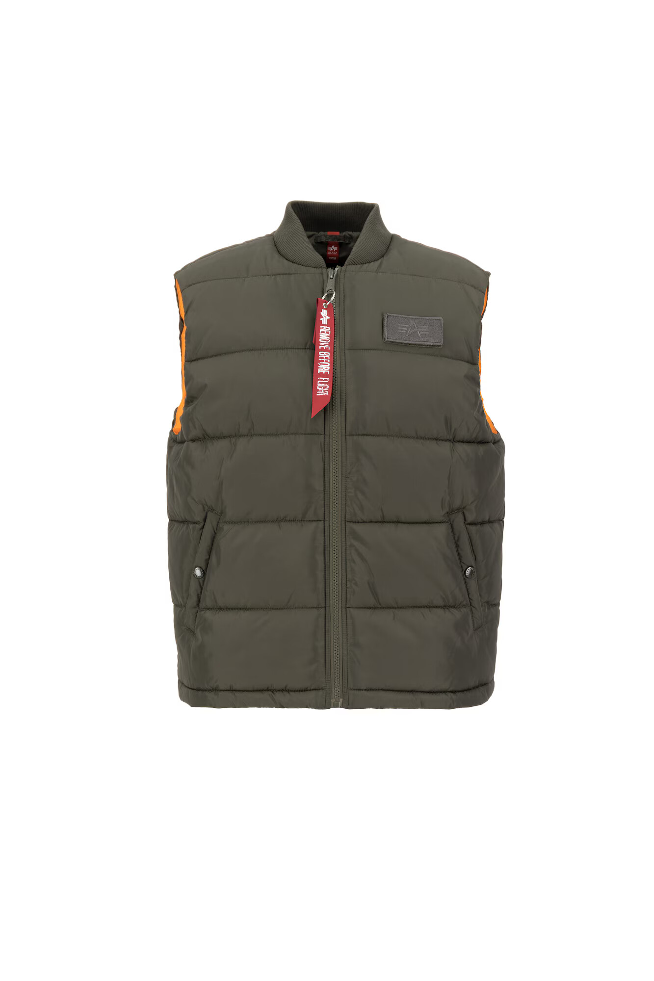 ALPHA INDUSTRIES Vestă oliv / roșu / alb - Pled.ro