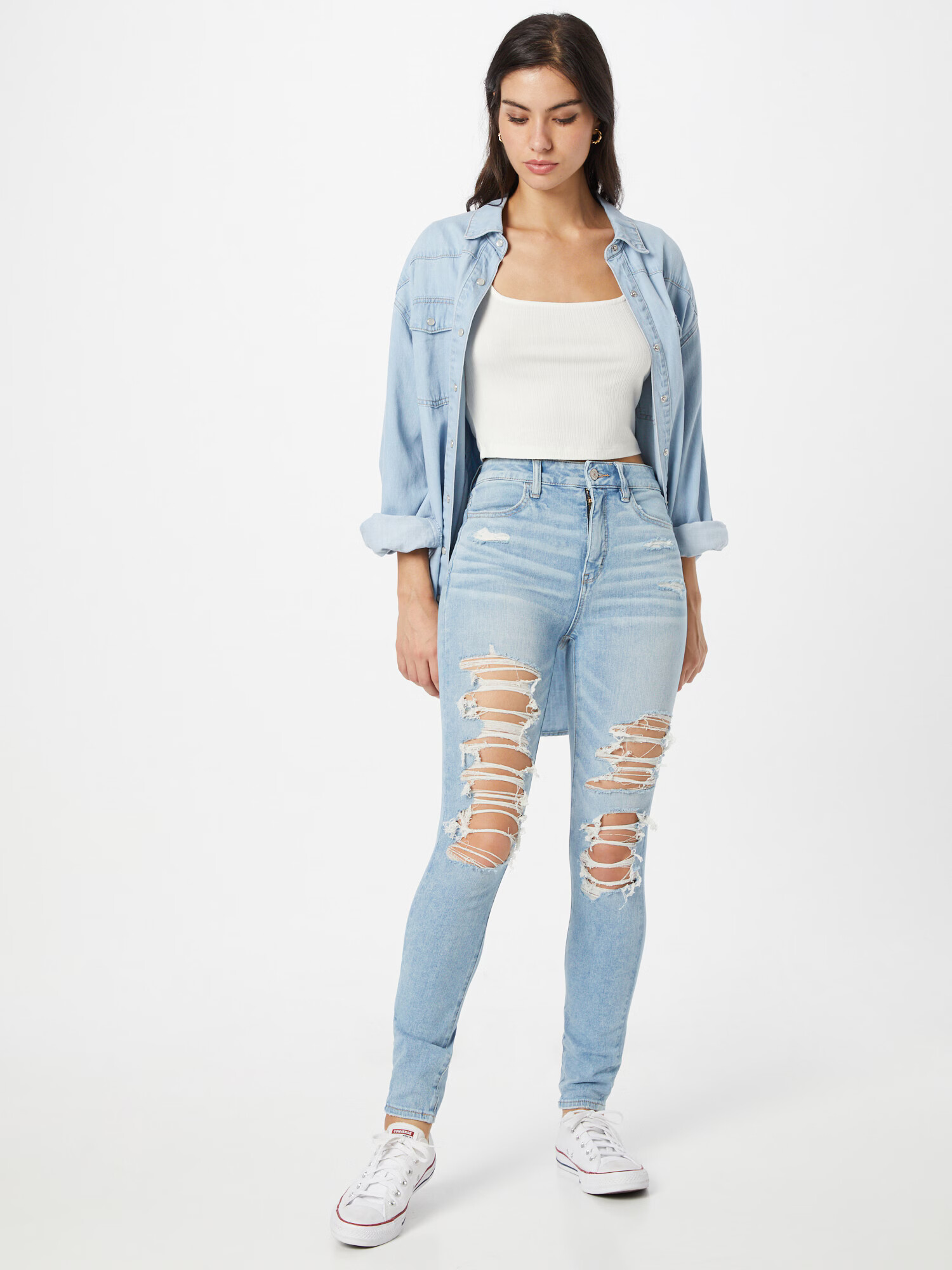 American Eagle Jeans 'DREAM' albastru deschis - Pled.ro