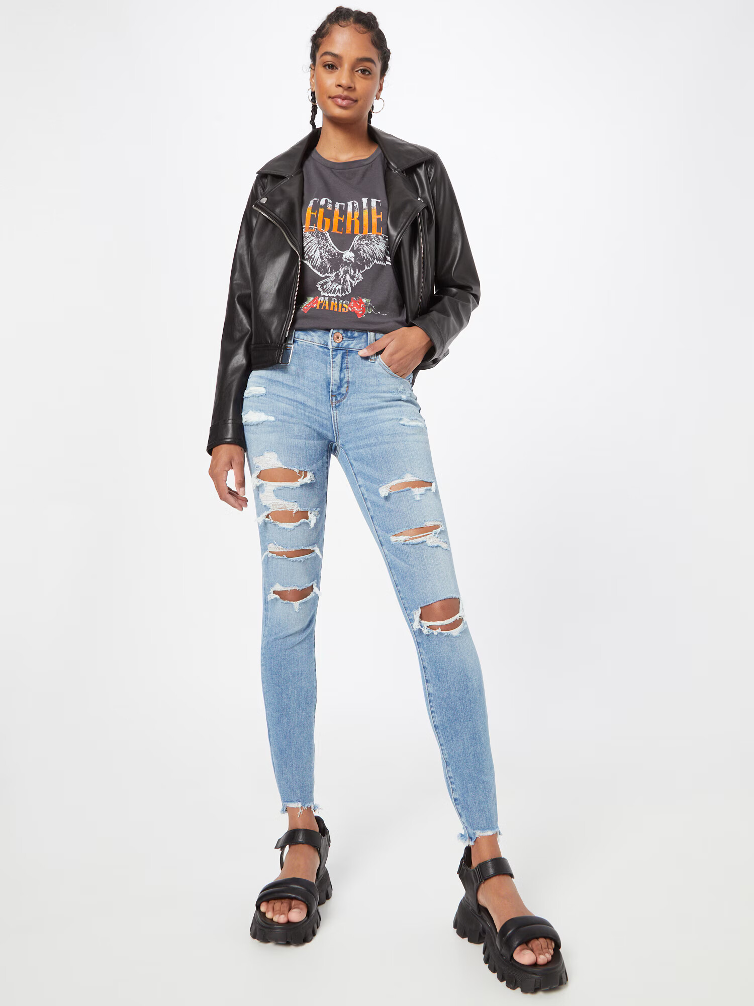 American Eagle Jeans 'DREAM' albastru deschis - Pled.ro