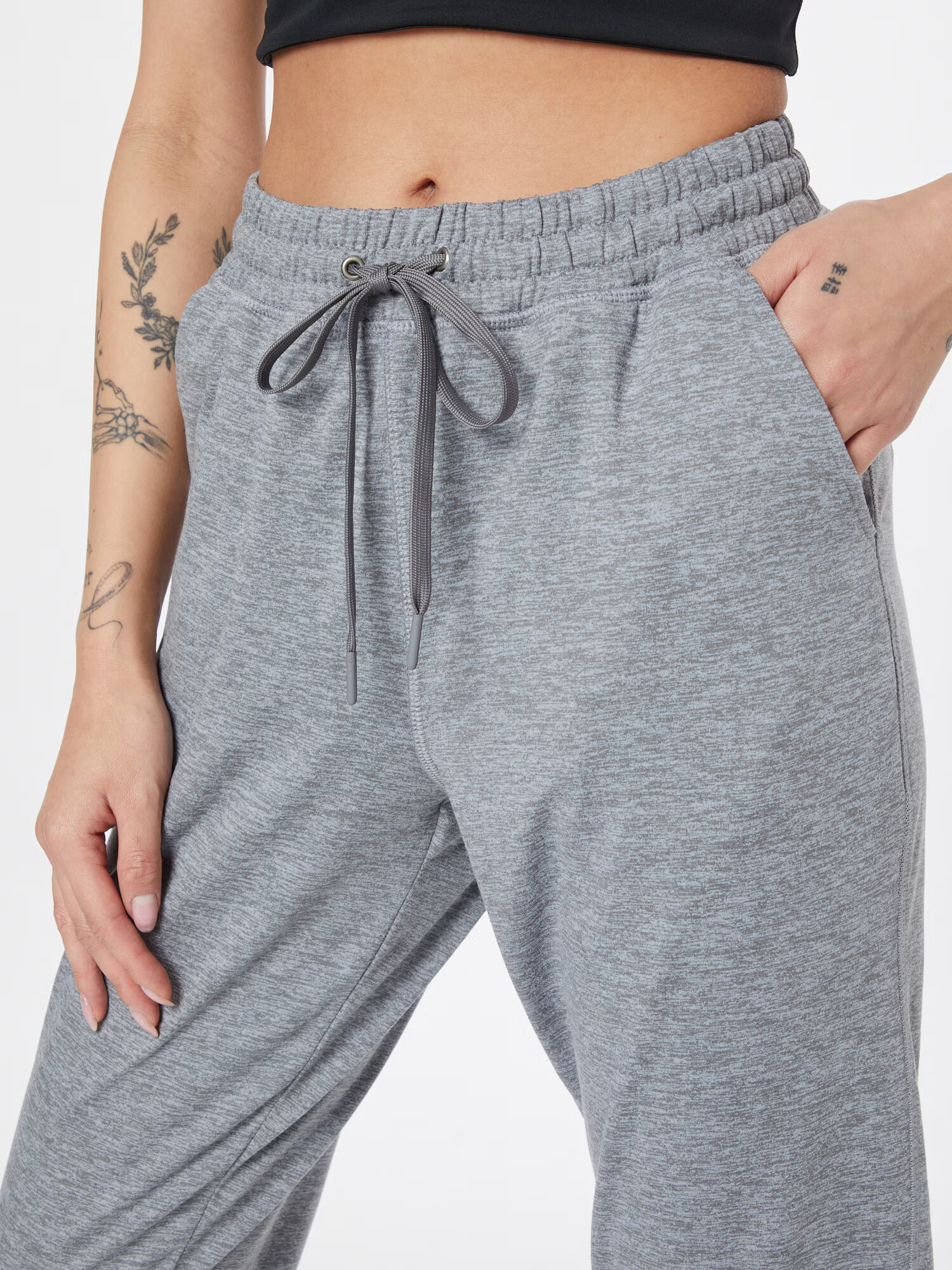 American Eagle Pantaloni 'Yoke' gri amestecat - Pled.ro