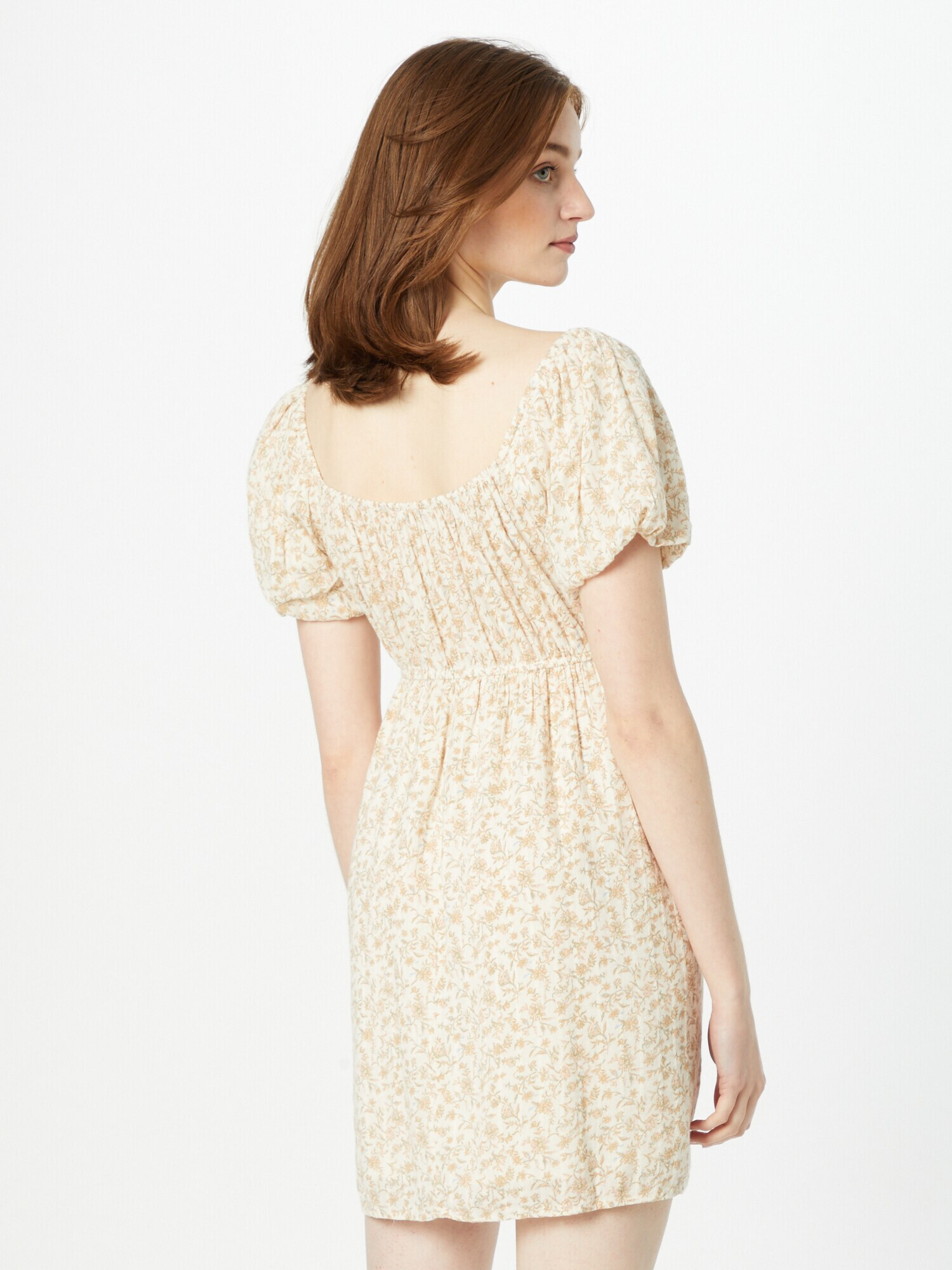 American Eagle Rochie de vară crem / alb - Pled.ro