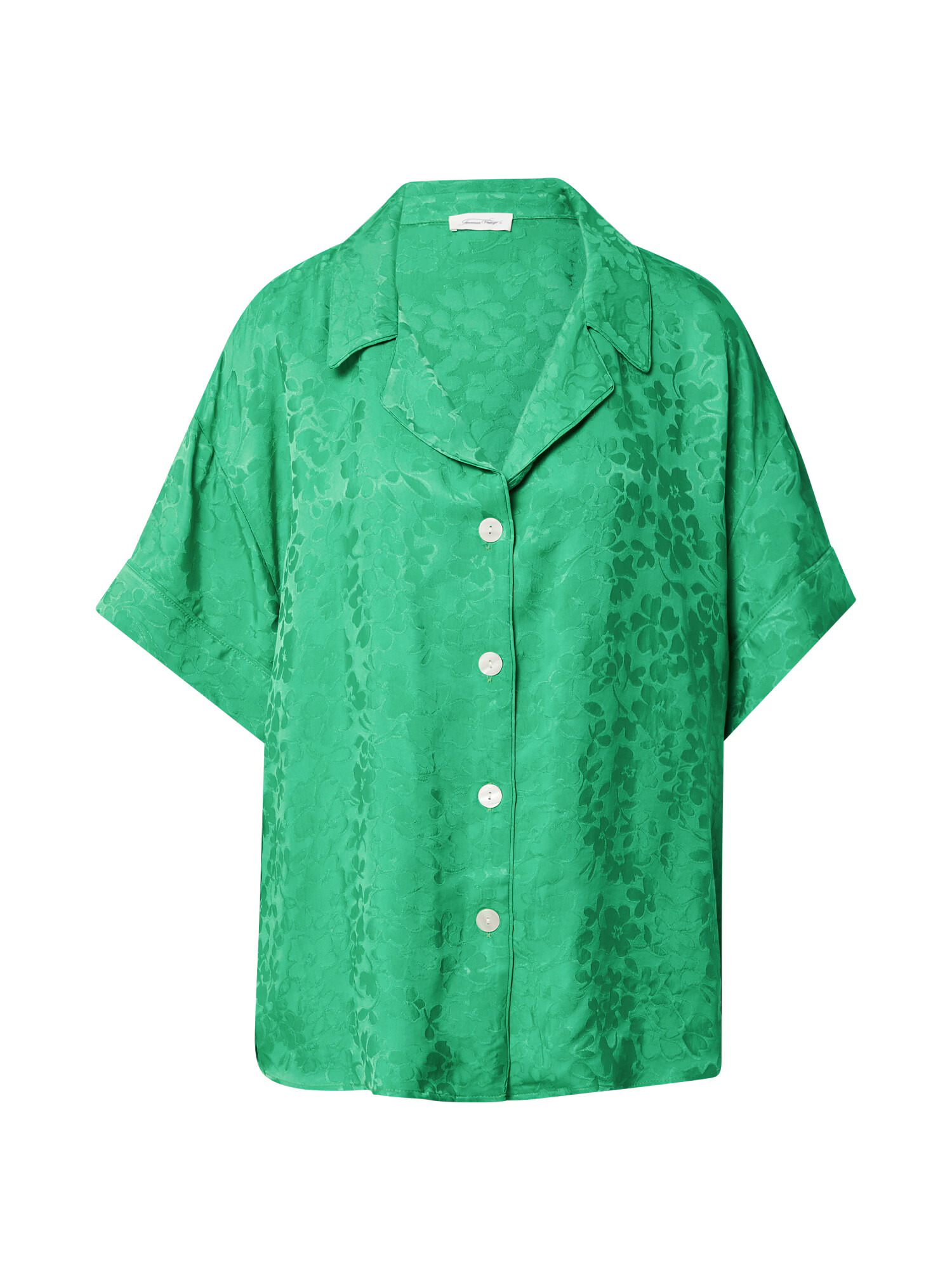 AMERICAN VINTAGE Bluză 'CHEMISE' verde - Pled.ro