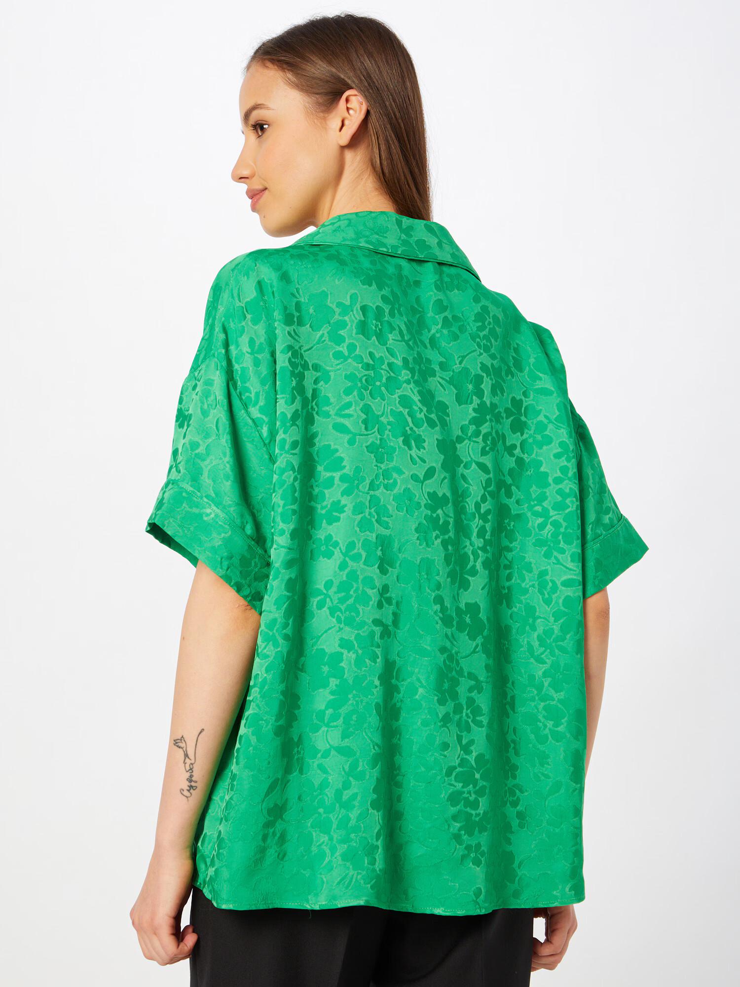 AMERICAN VINTAGE Bluză 'CHEMISE' verde - Pled.ro