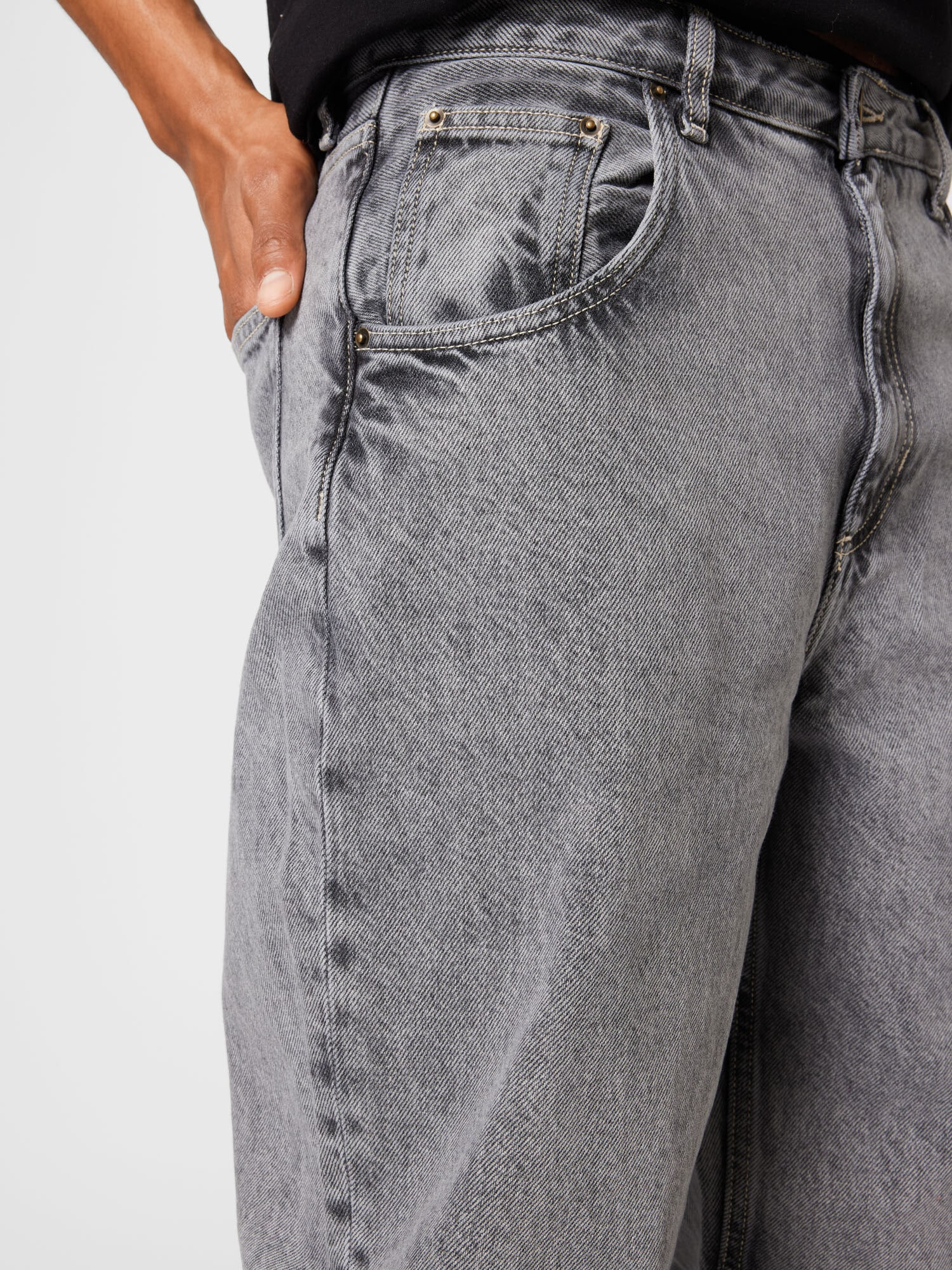 AMERICAN VINTAGE Jeans gri denim - Pled.ro