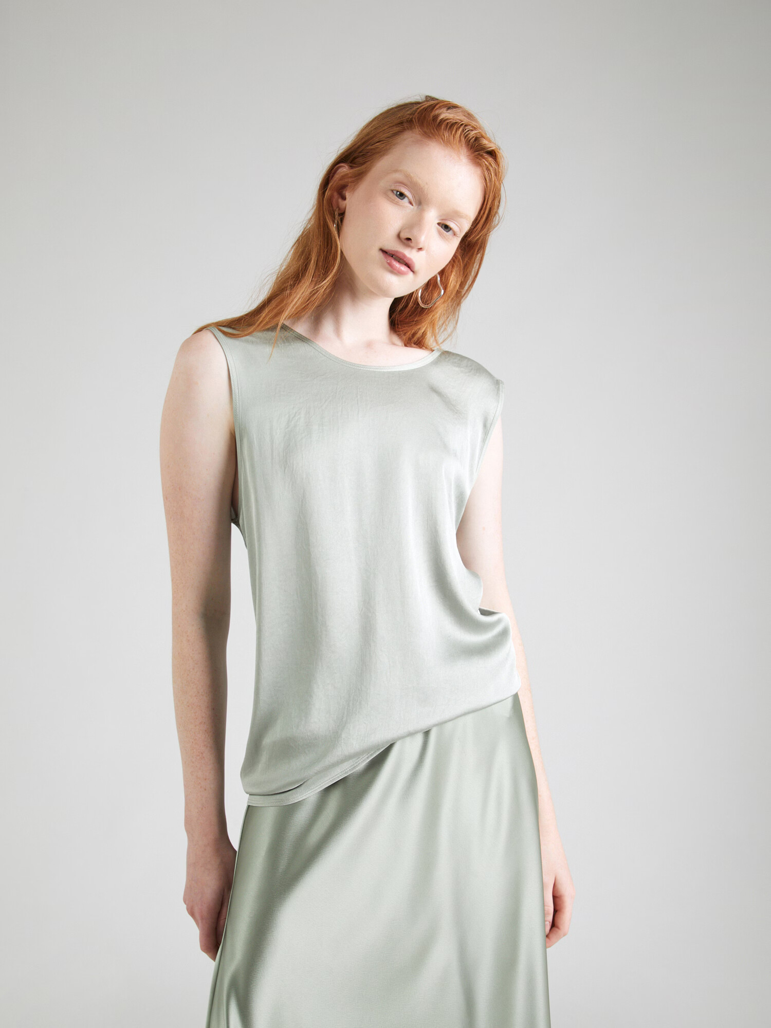 AMERICAN VINTAGE Top 'WIDLAND' verde pastel - Pled.ro