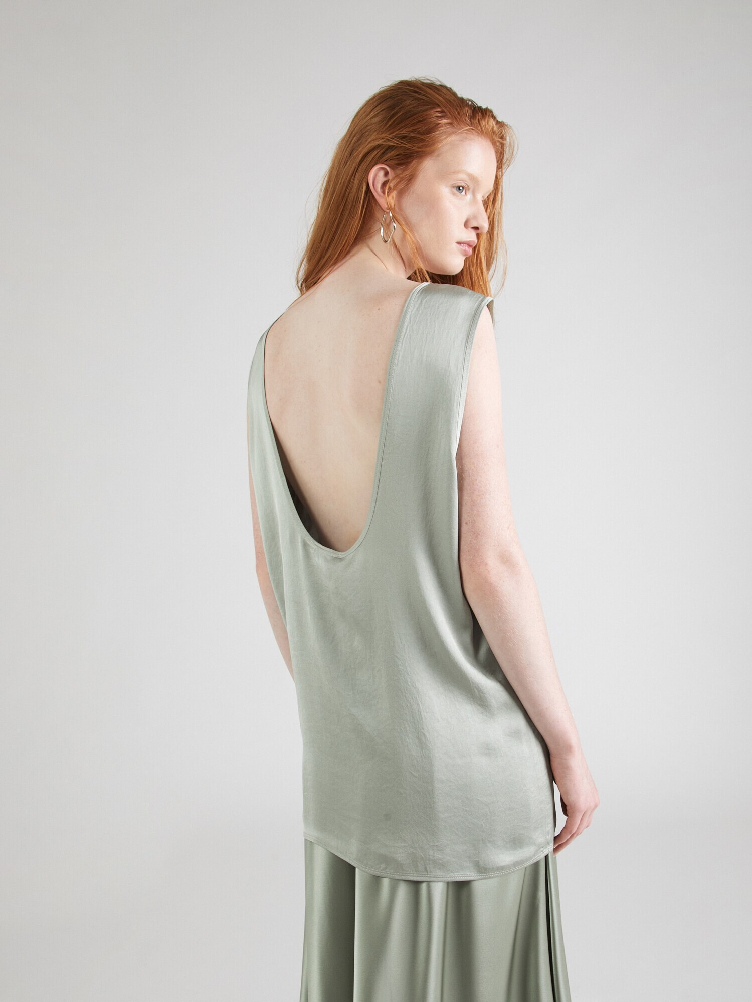 AMERICAN VINTAGE Top 'WIDLAND' verde pastel - Pled.ro