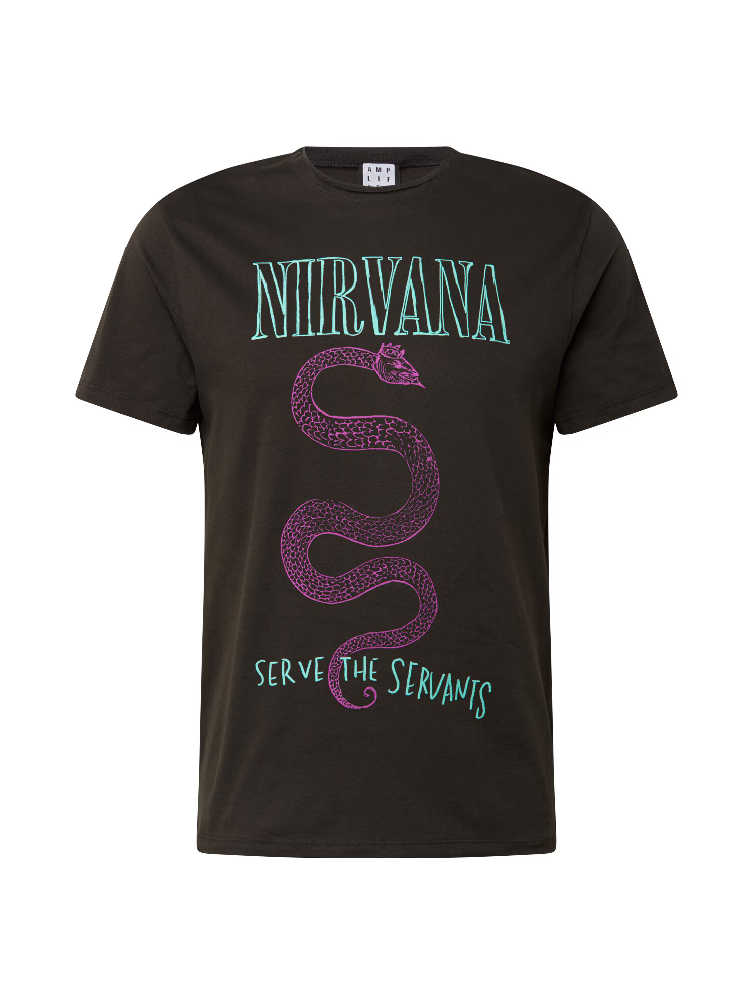 AMPLIFIED Tricou 'NIRVANA' gri închis / mai multe culori - Pled.ro