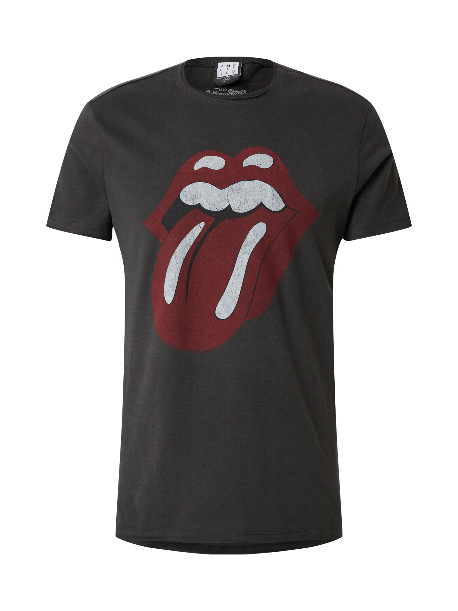 AMPLIFIED Tricou 'ROLLING STONES' gri închis - Pled.ro