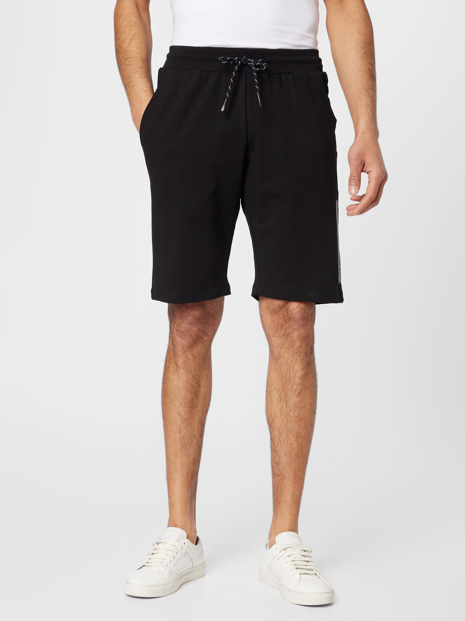 ANTONY MORATO Pantaloni negru / alb - Pled.ro