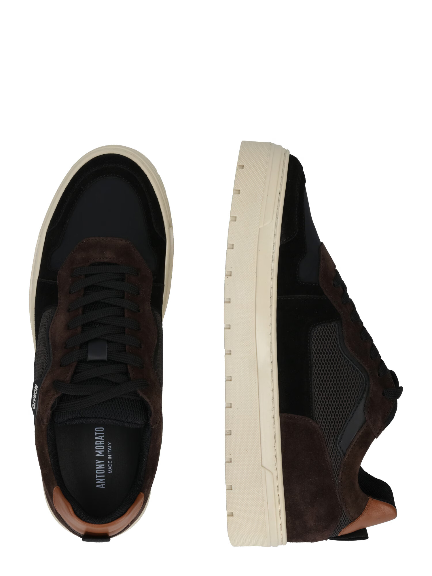 ANTONY MORATO Sneaker low maro coniac / maro închis / negru / alb - Pled.ro