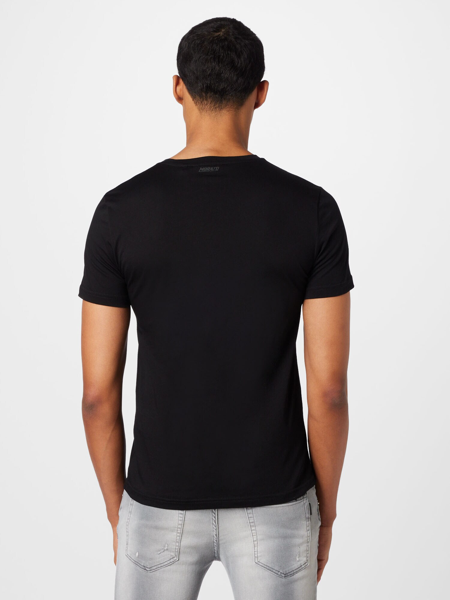 ANTONY MORATO Tricou azur / negru - Pled.ro