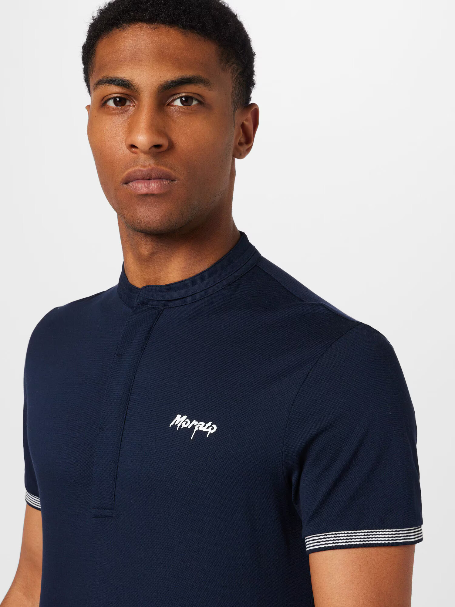 ANTONY MORATO Tricou bleumarin / alb - Pled.ro