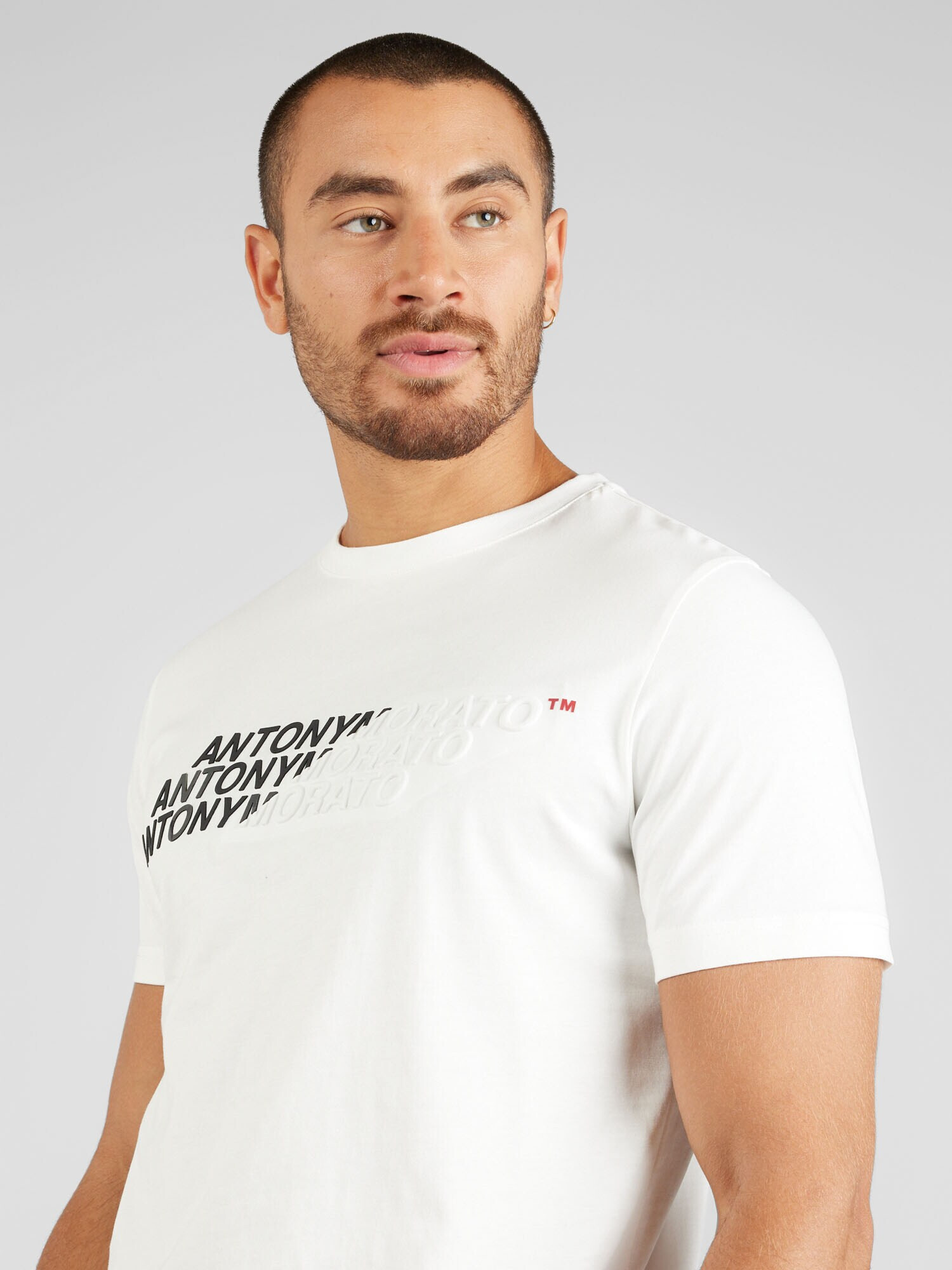 ANTONY MORATO Tricou crem / roșu / negru - Pled.ro