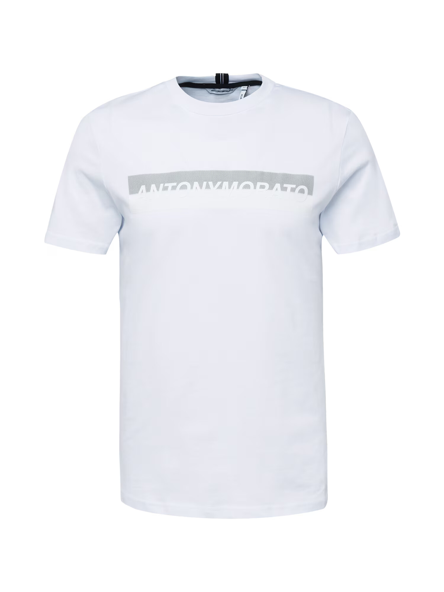 ANTONY MORATO Tricou gri grafit / alb - Pled.ro