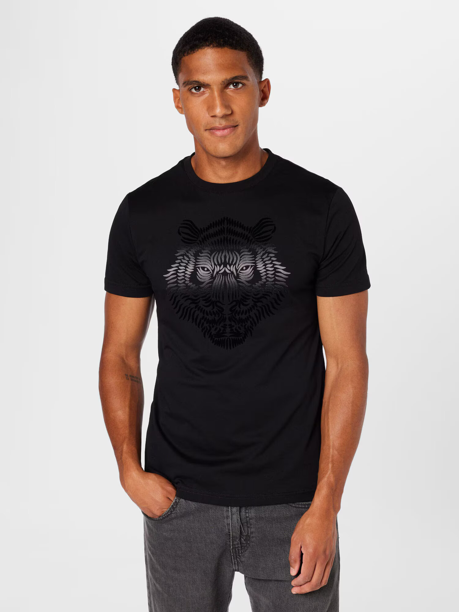 ANTONY MORATO Tricou gri / negru - Pled.ro