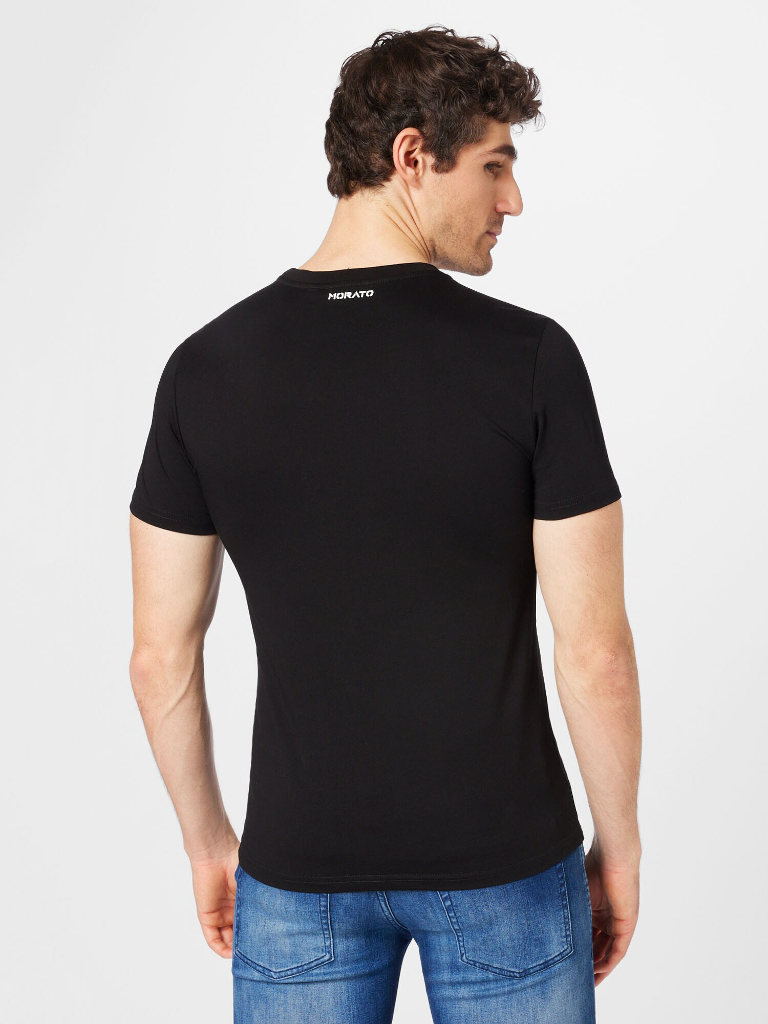 ANTONY MORATO Tricou negru / alb - Pled.ro