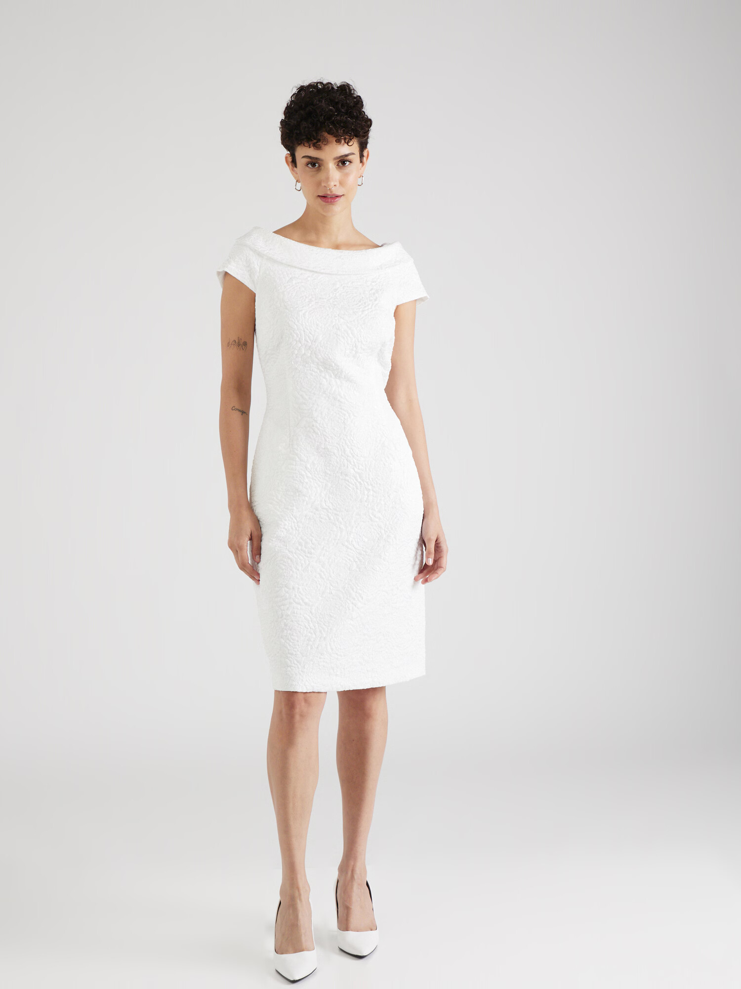 APART Rochie de cocktail alb murdar - Pled.ro