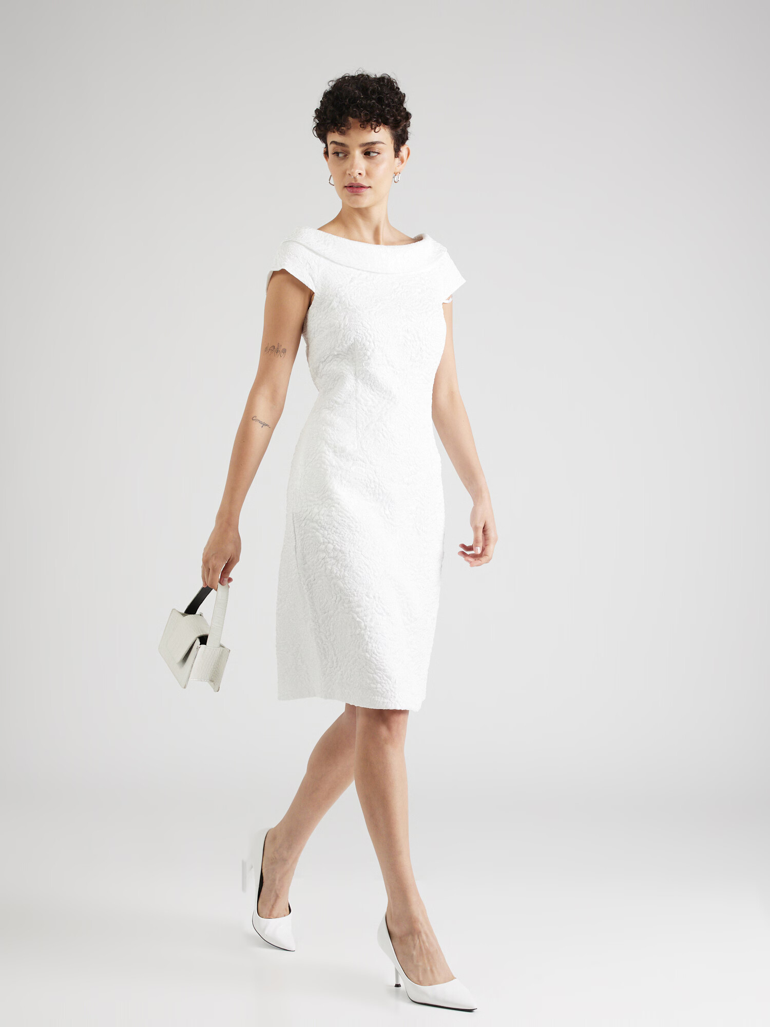 APART Rochie de cocktail alb murdar - Pled.ro