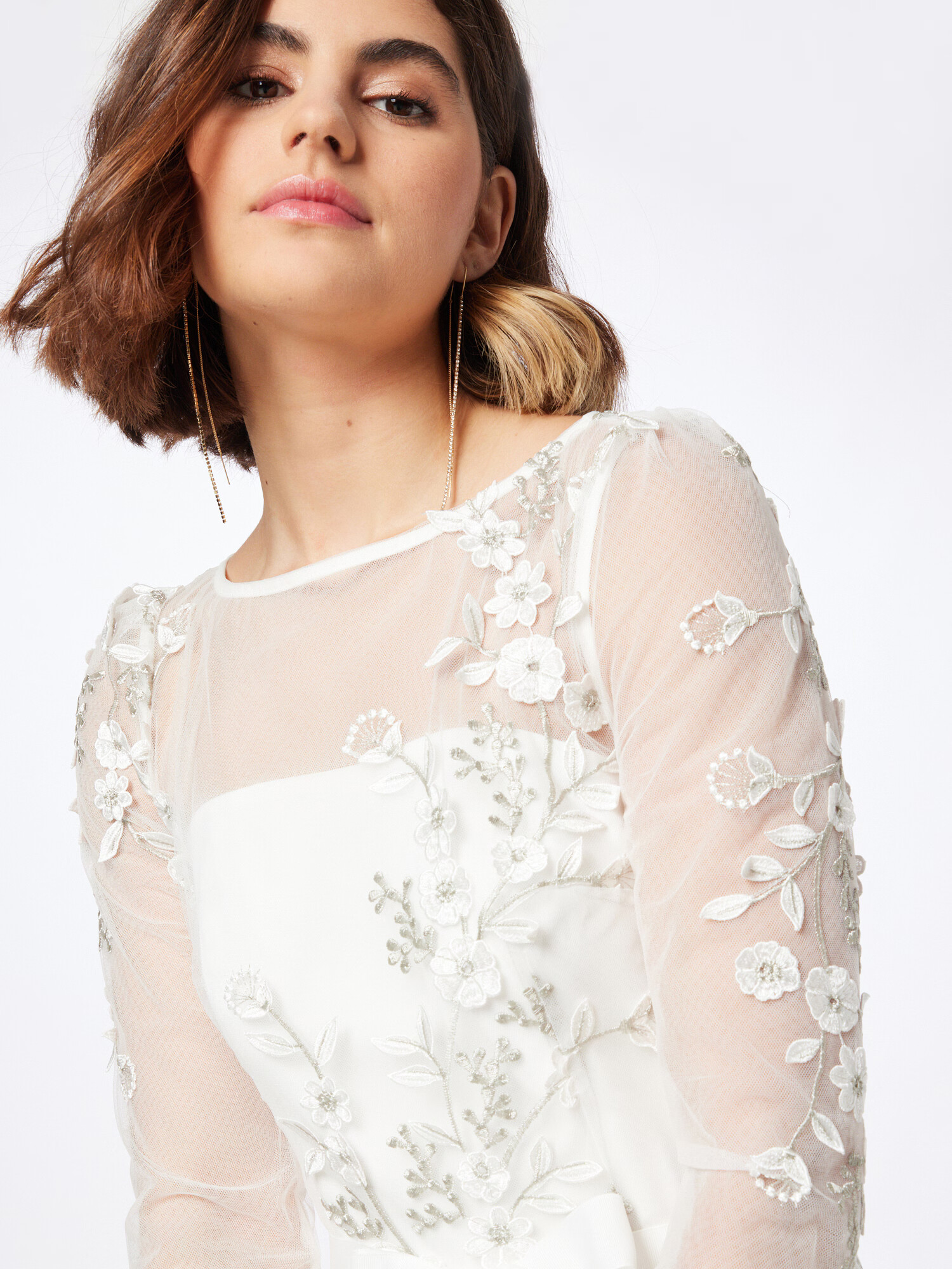 APART Rochie de cocktail crem - Pled.ro