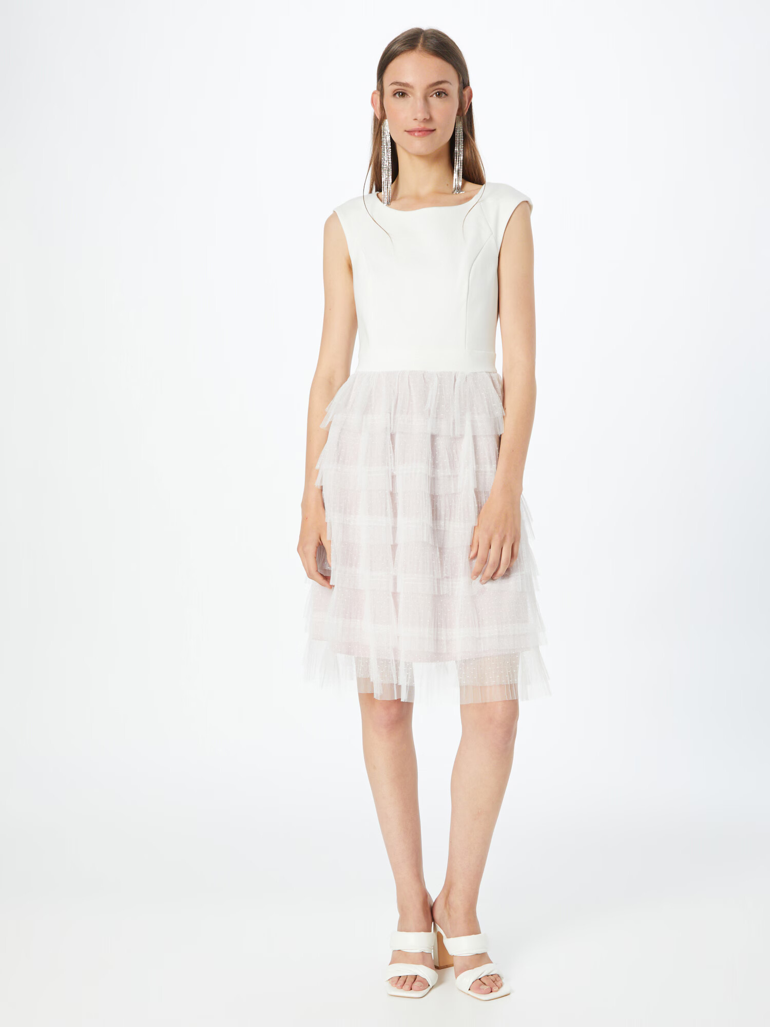 APART Rochie de cocktail crem - Pled.ro