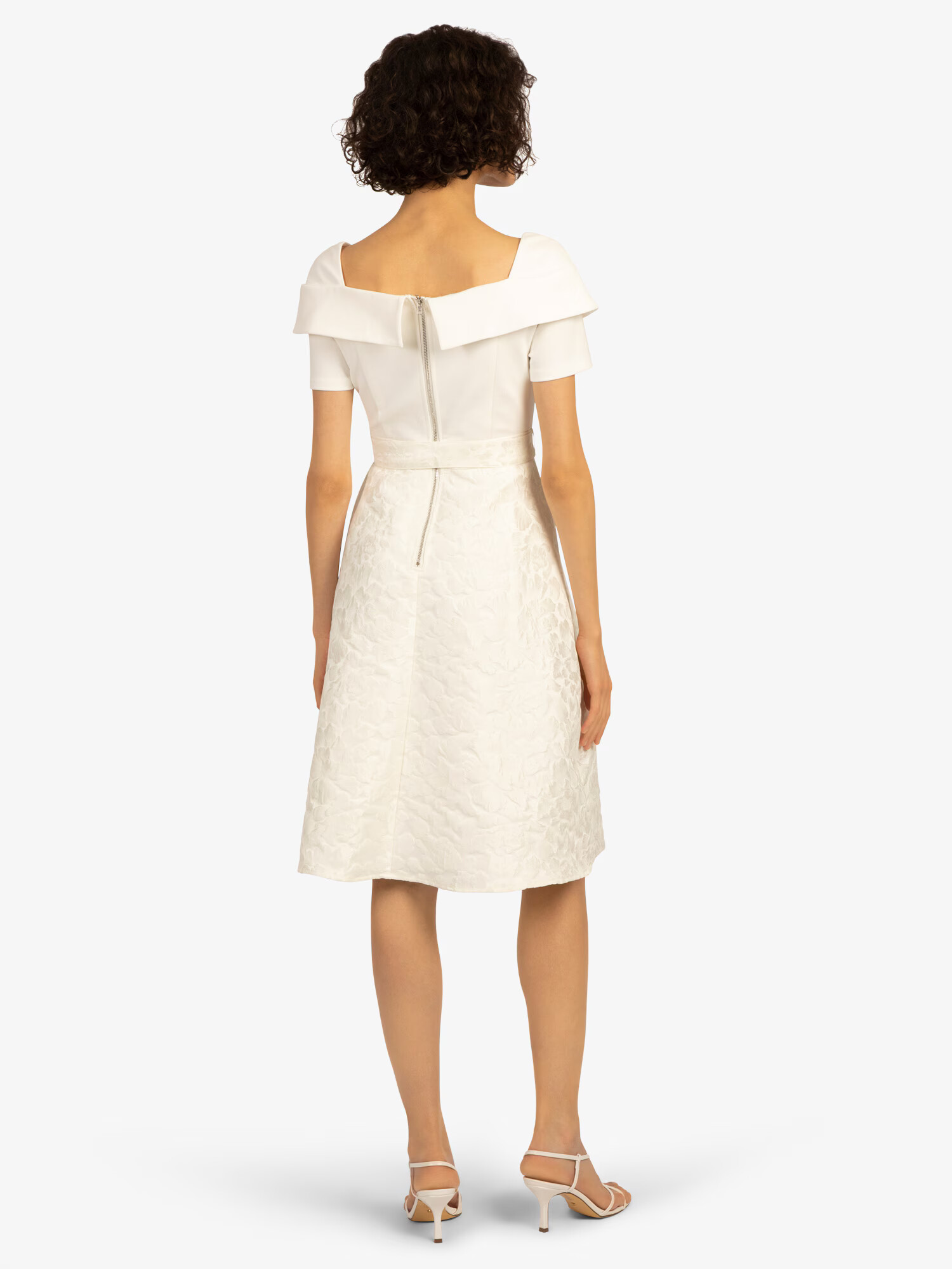 APART Rochie de cocktail crem - Pled.ro