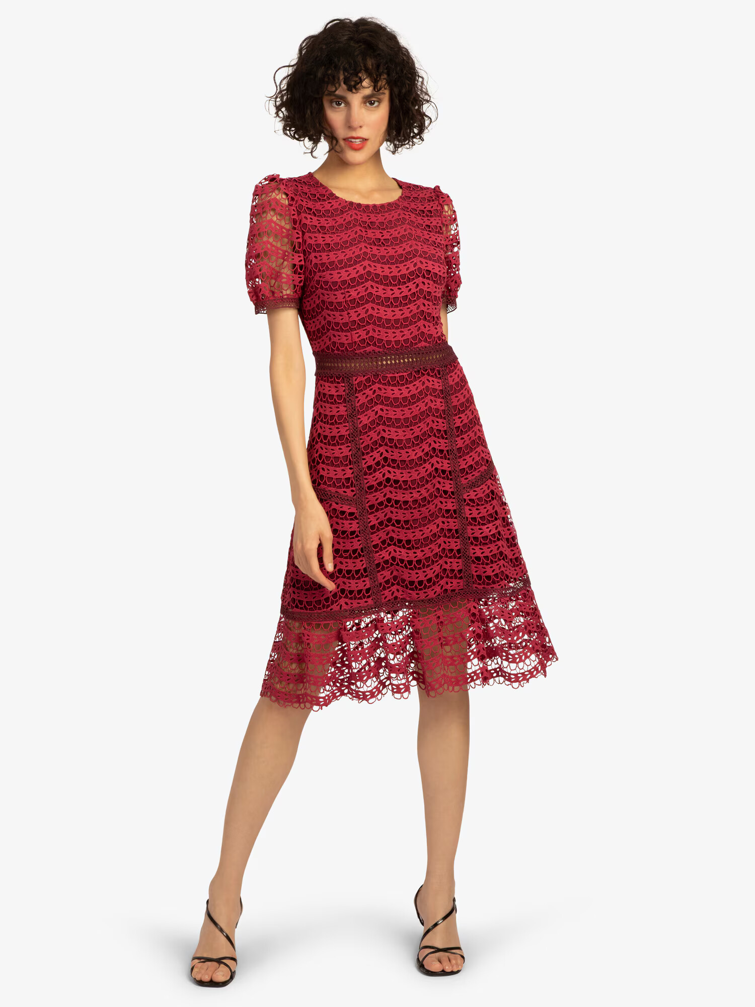 APART Rochie de cocktail roșu bordeaux - Pled.ro