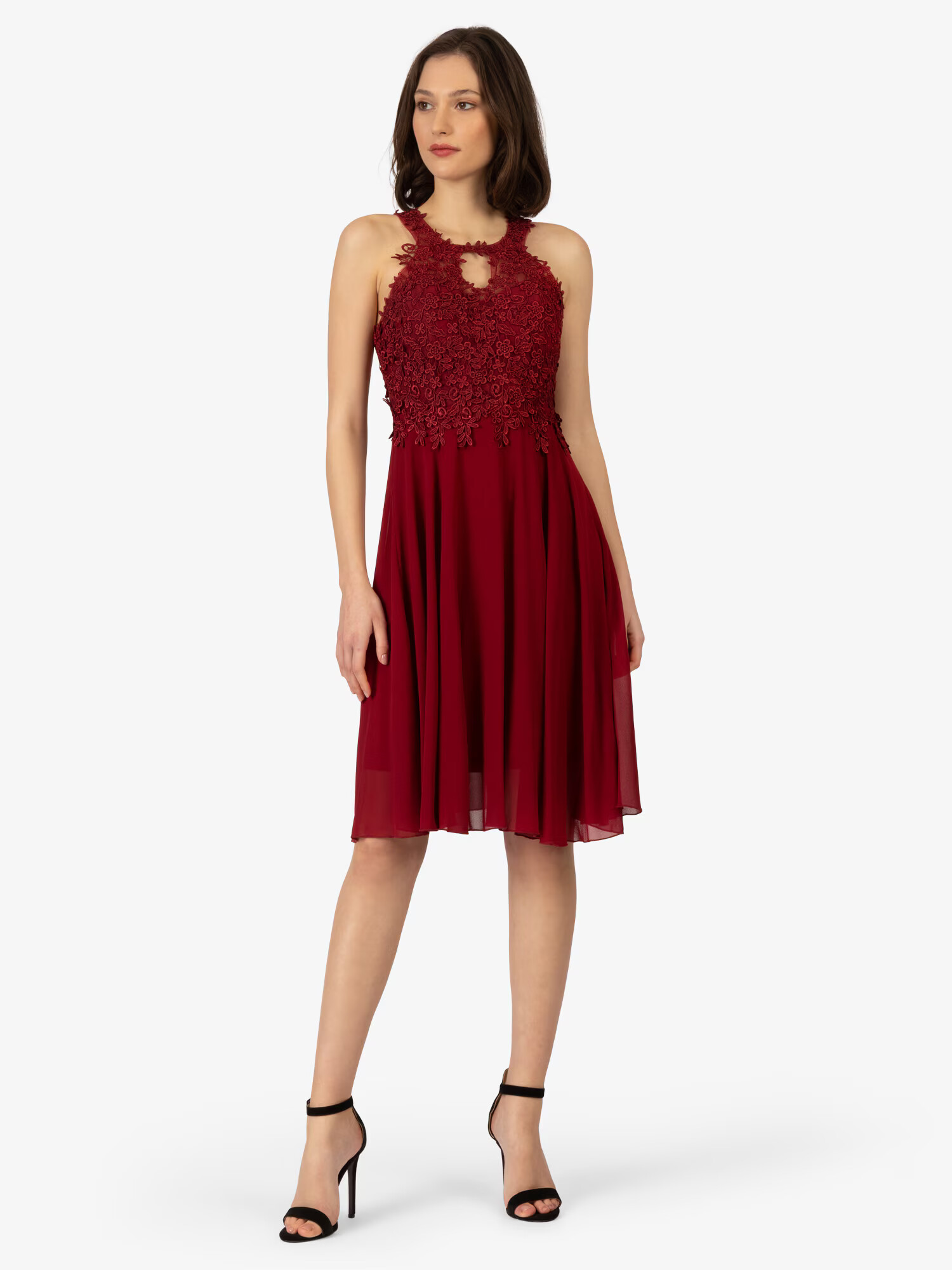 APART Rochie de cocktail roșu bordeaux - Pled.ro