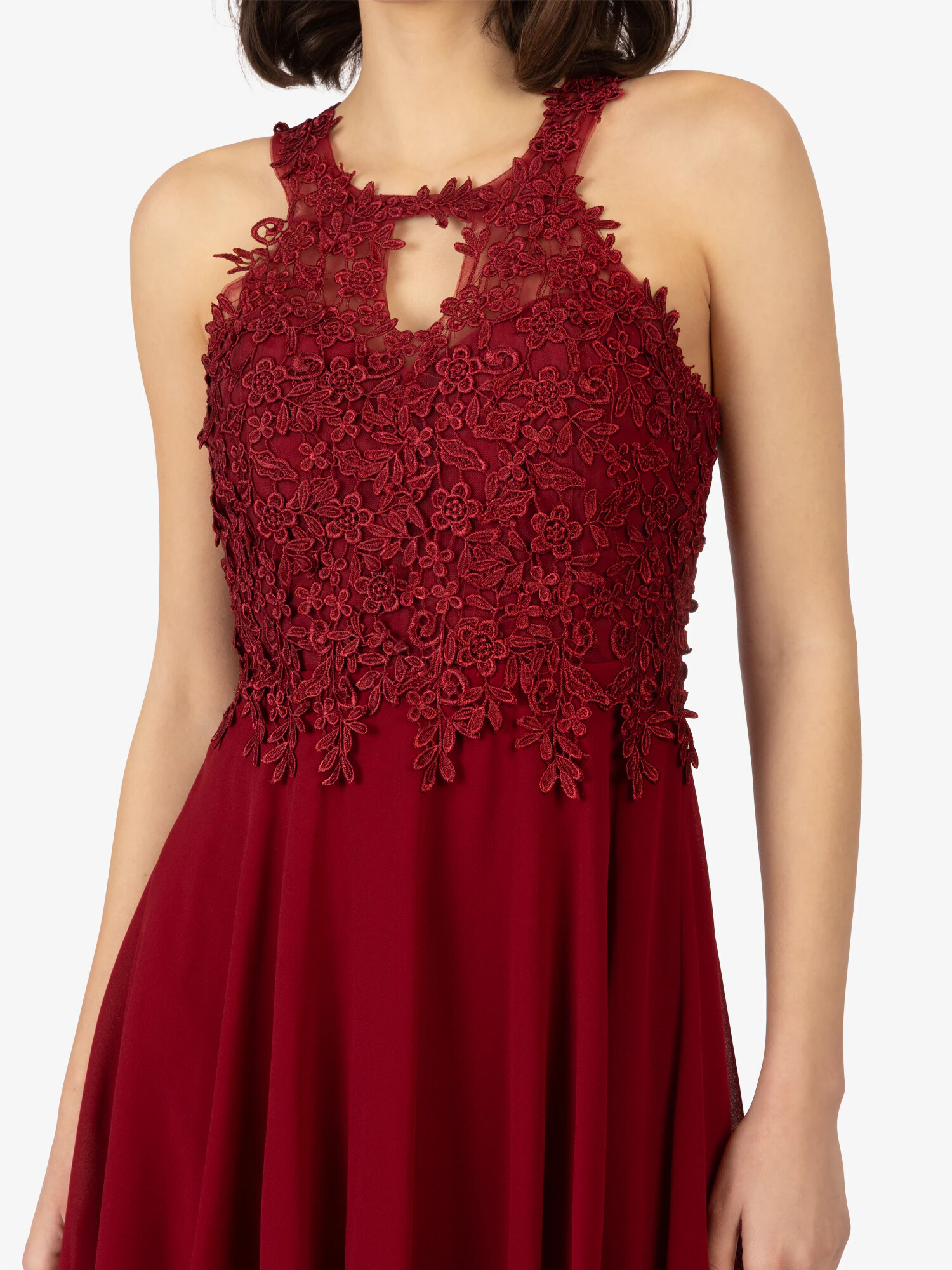 APART Rochie de cocktail roșu bordeaux - Pled.ro