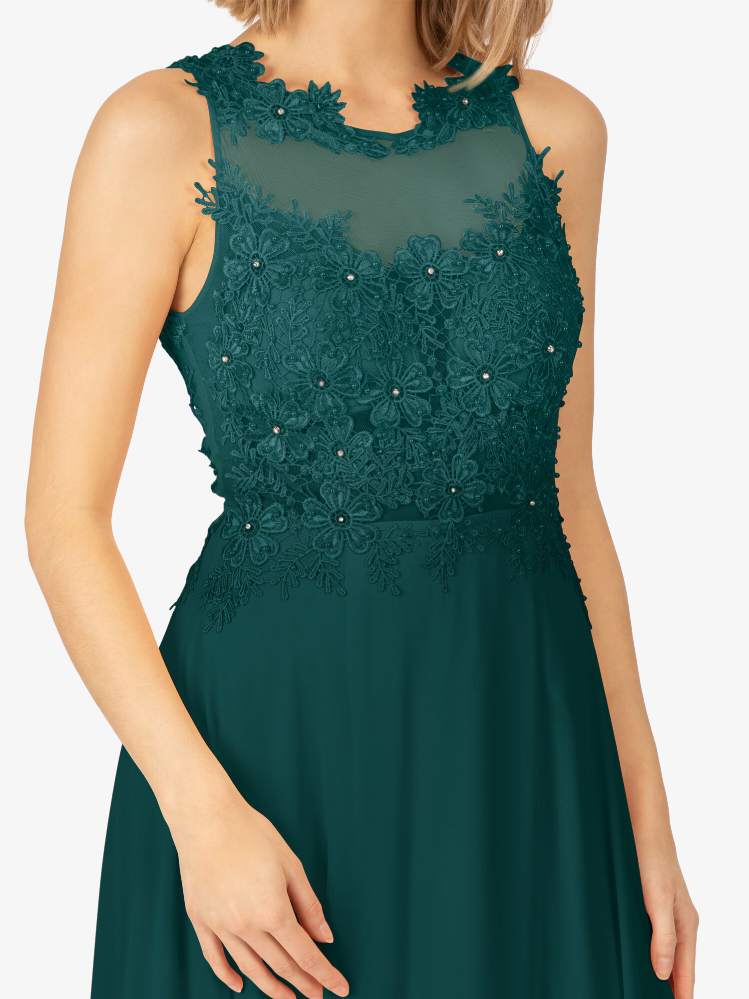 APART Rochie de seară verde - Pled.ro