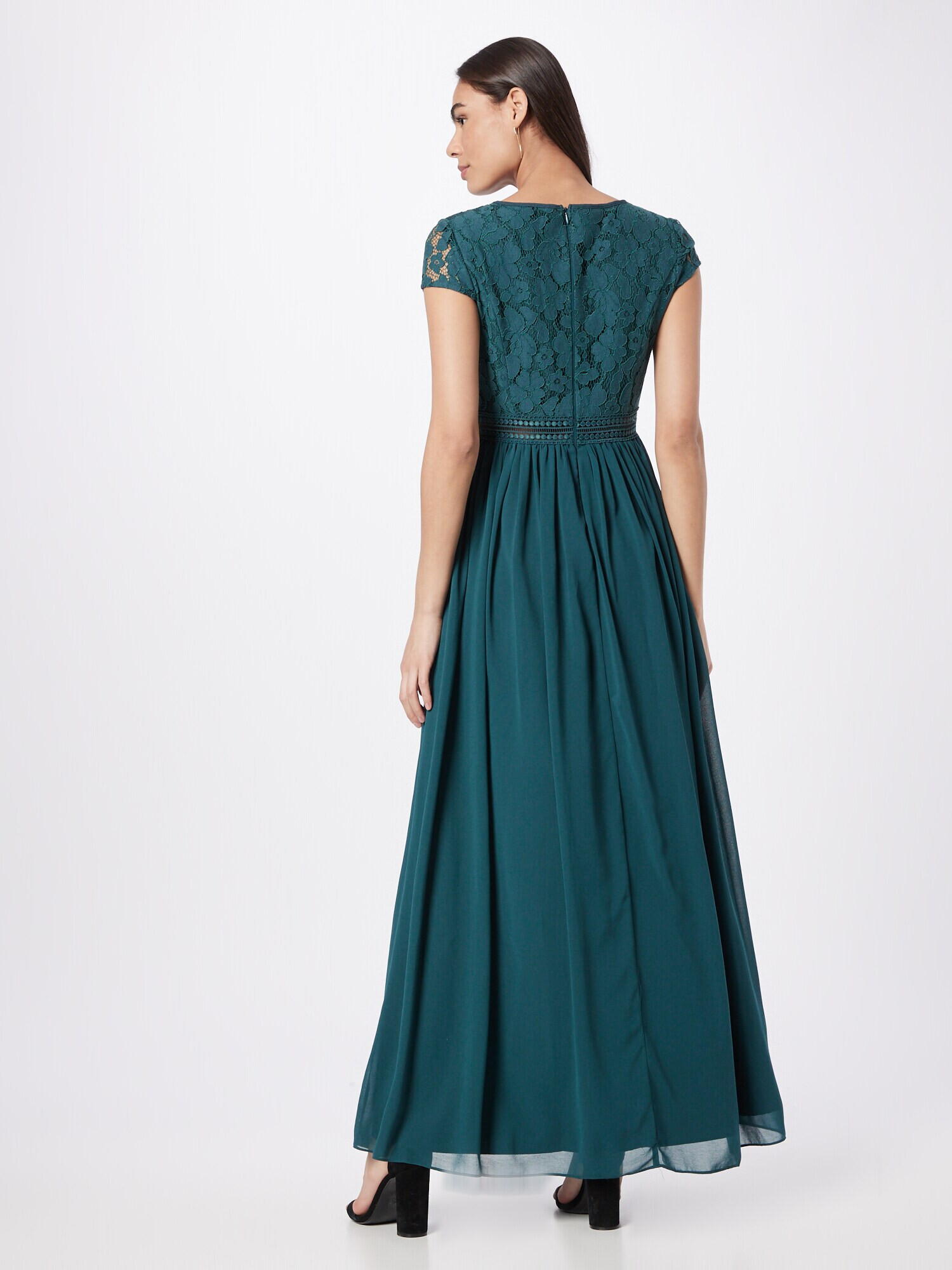 APART Rochie de seară verde smarald - Pled.ro