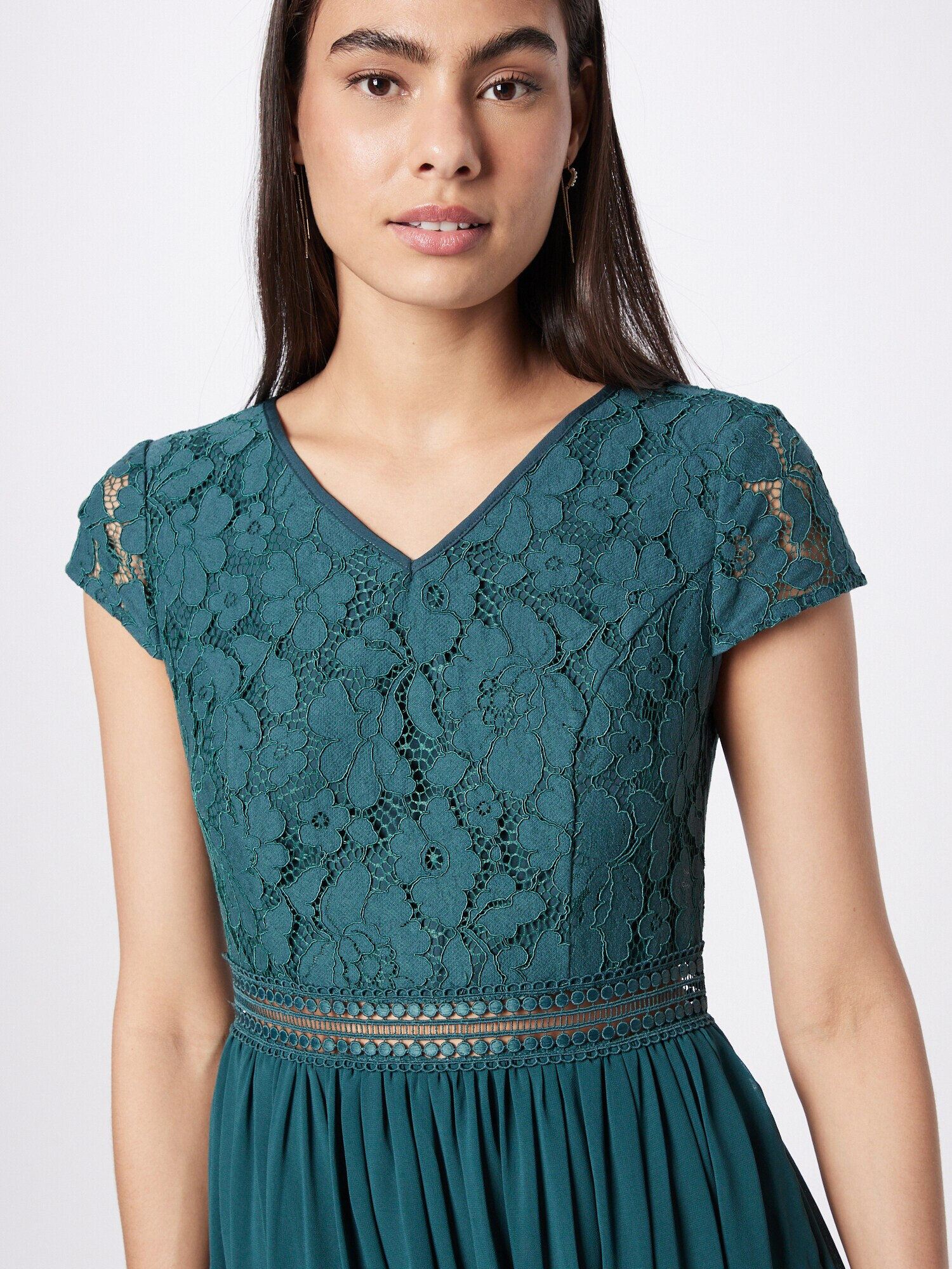 APART Rochie de seară verde smarald - Pled.ro