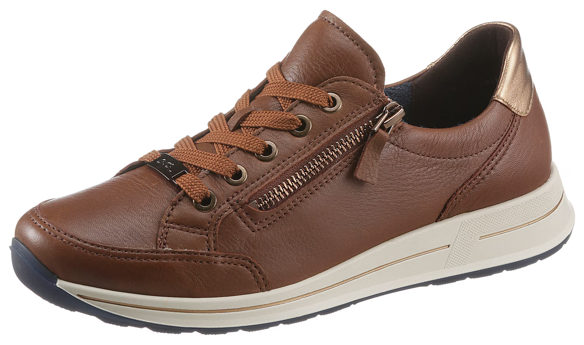 ARA Sneaker low maro / auriu - Pled.ro