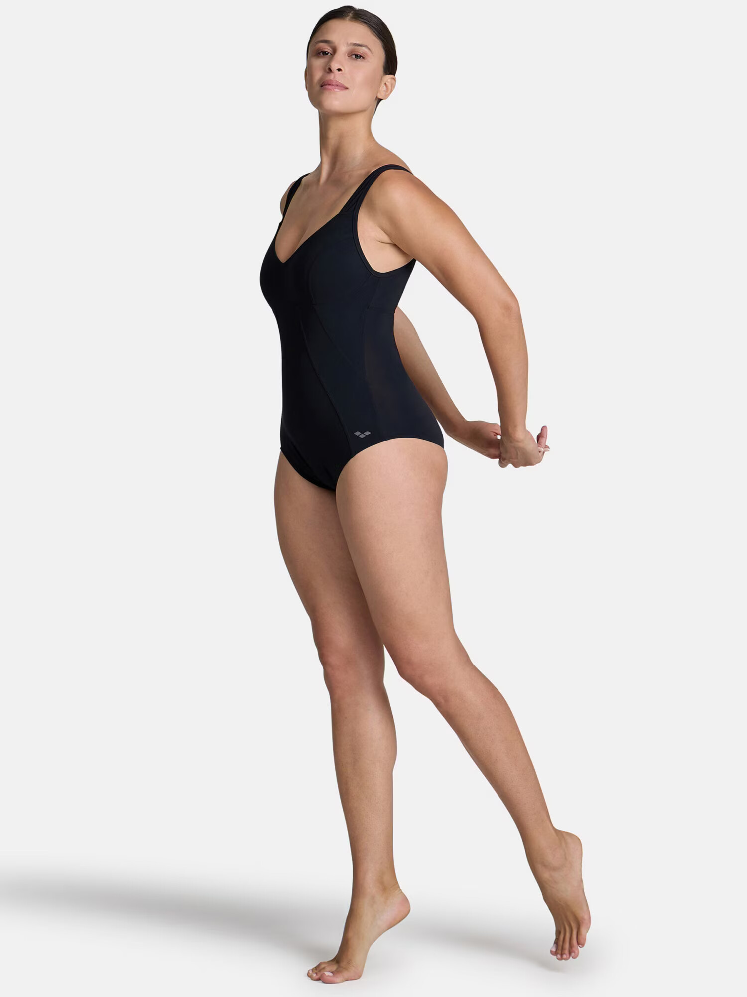 ARENA Costum de baie modelator 'BODYLIFT VERTIGO C-CUP' gri / negru - Pled.ro