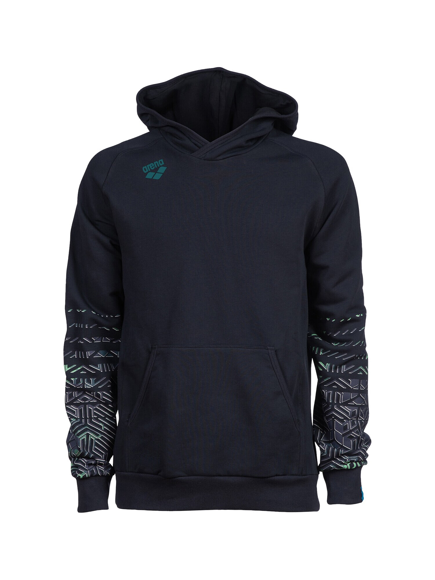 ARENA Hanorac sport 'HOODED SWEAT LOGO' bleumarin / verde petrol - Pled.ro