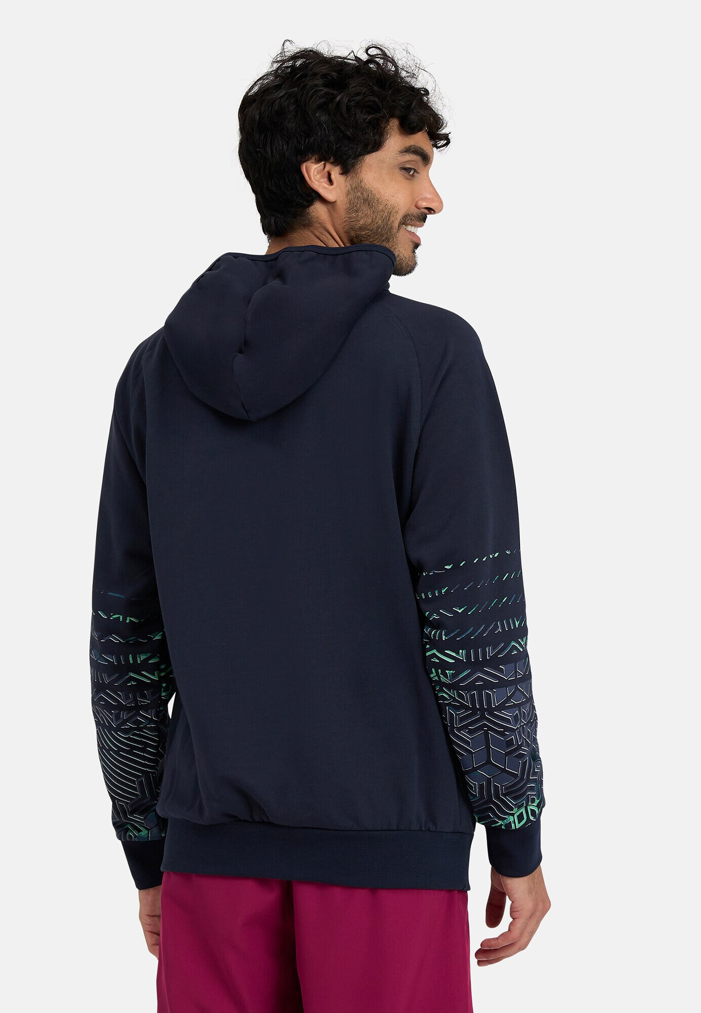 ARENA Hanorac sport 'HOODED SWEAT LOGO' bleumarin / verde petrol - Pled.ro